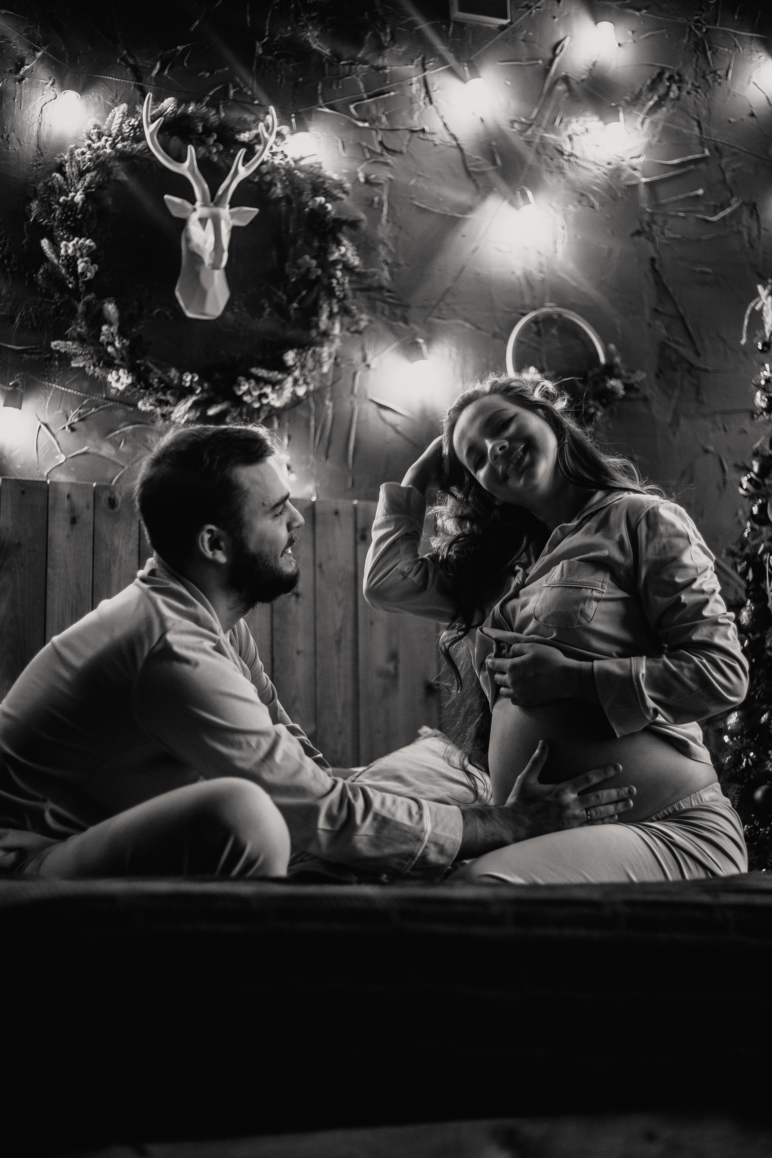 Новогодние Мира и Дима. Фотограф в Петербурге