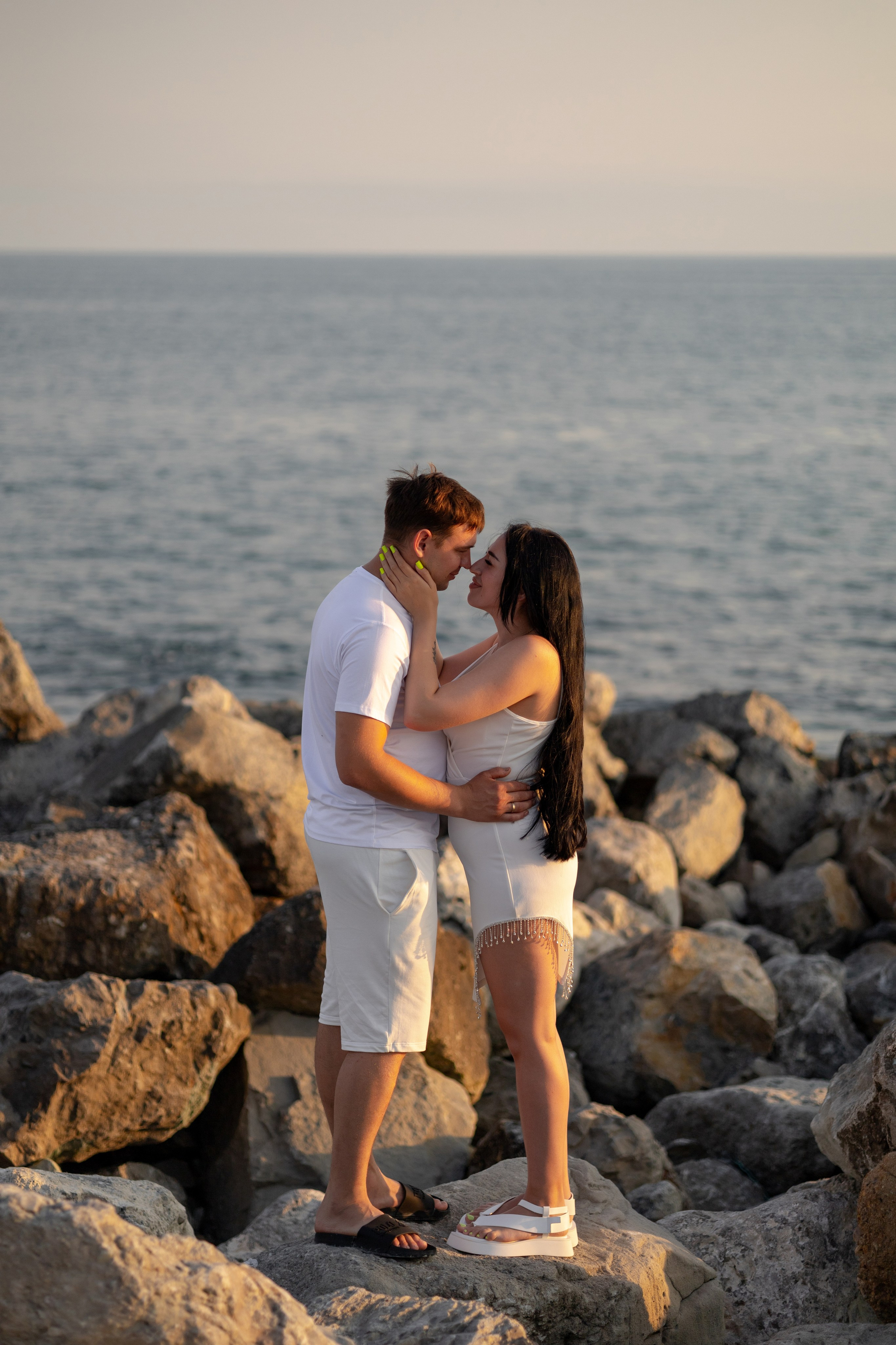 История любви на летнем закате. Семейный и портретный фотограф в Геленджике Любовь Бодрова
