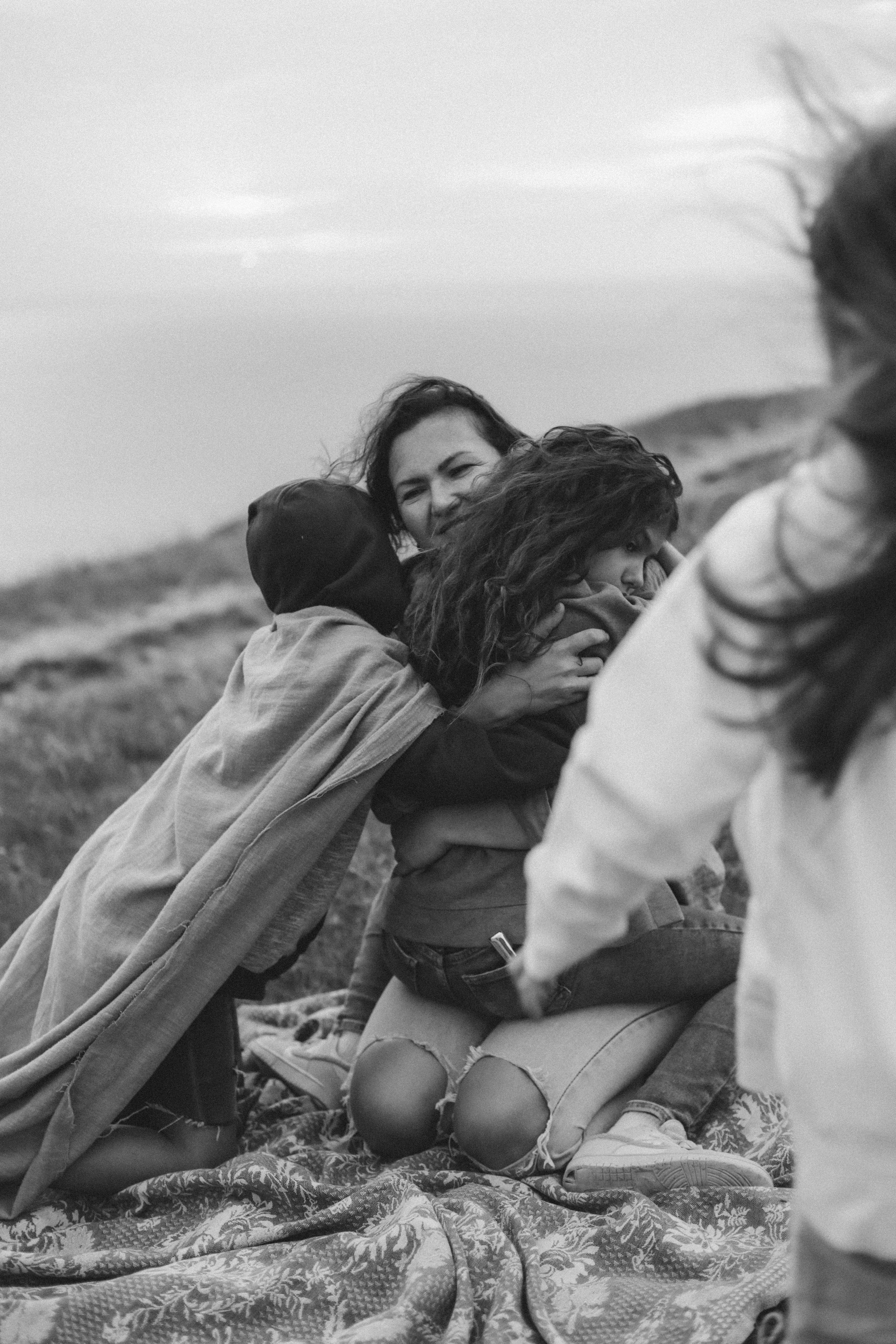 Лена, Ира, Лейла, Ника, Адам и Ария. Семейный фотограф Анапа