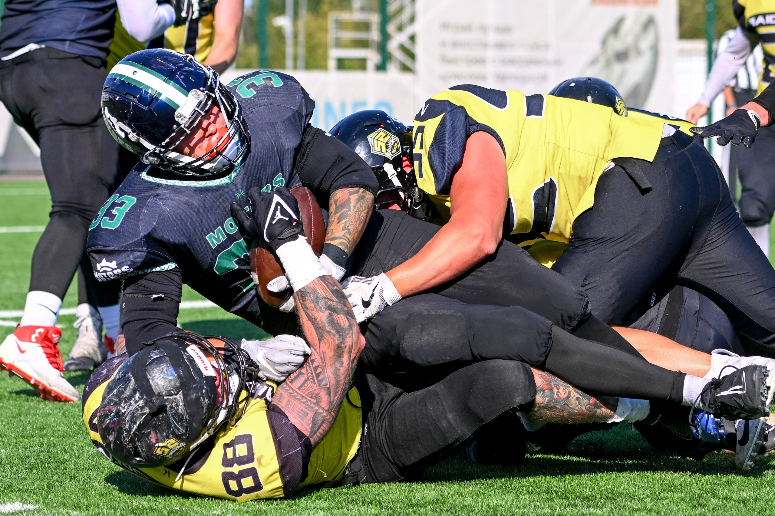 Американский футбол. Спортивный и репортажный фотограф в Казани Вячеслав Сатонин