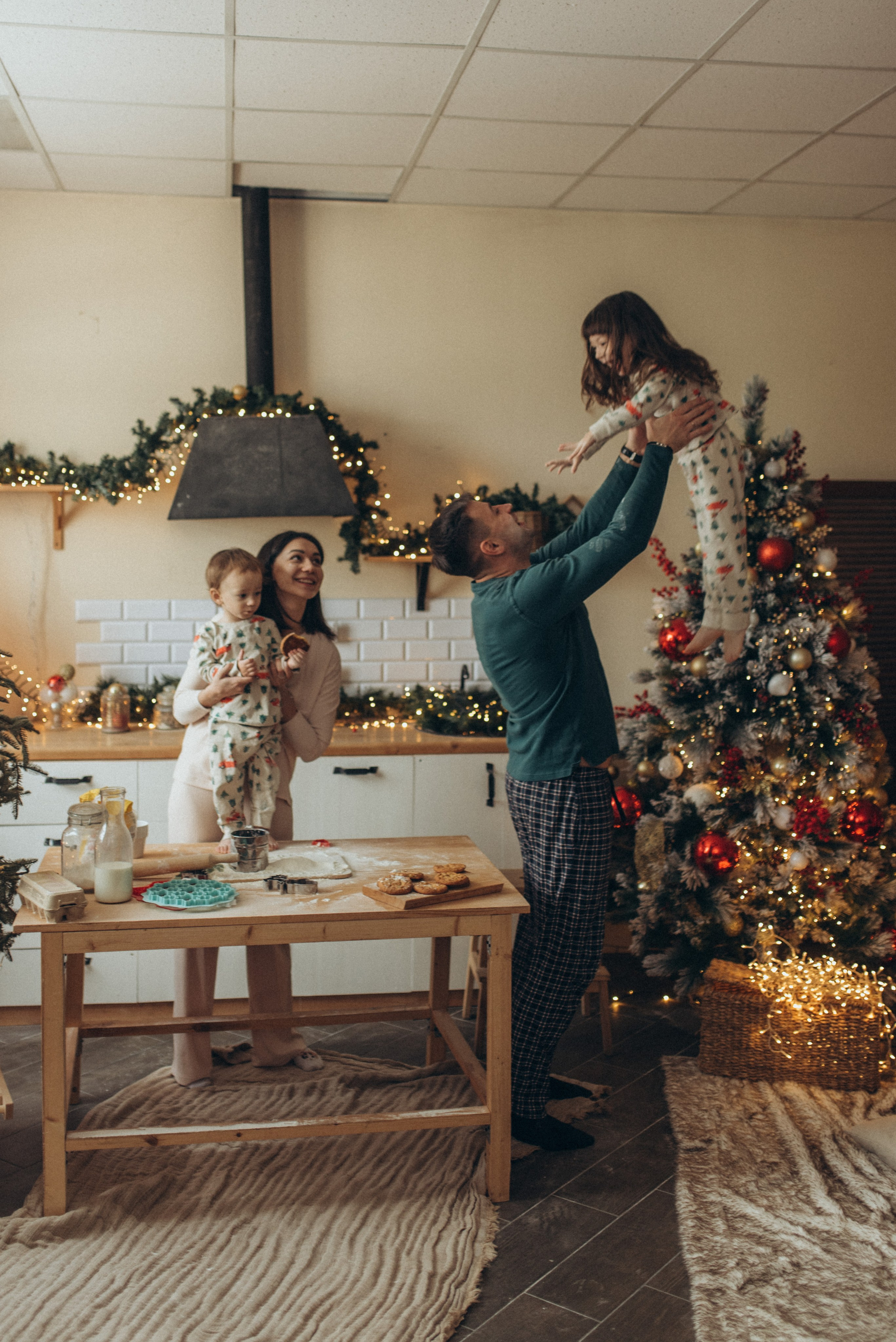 Мария, Жени и детишки. Веселый новый год. Семейный фотограф в Москве Екатерина Север