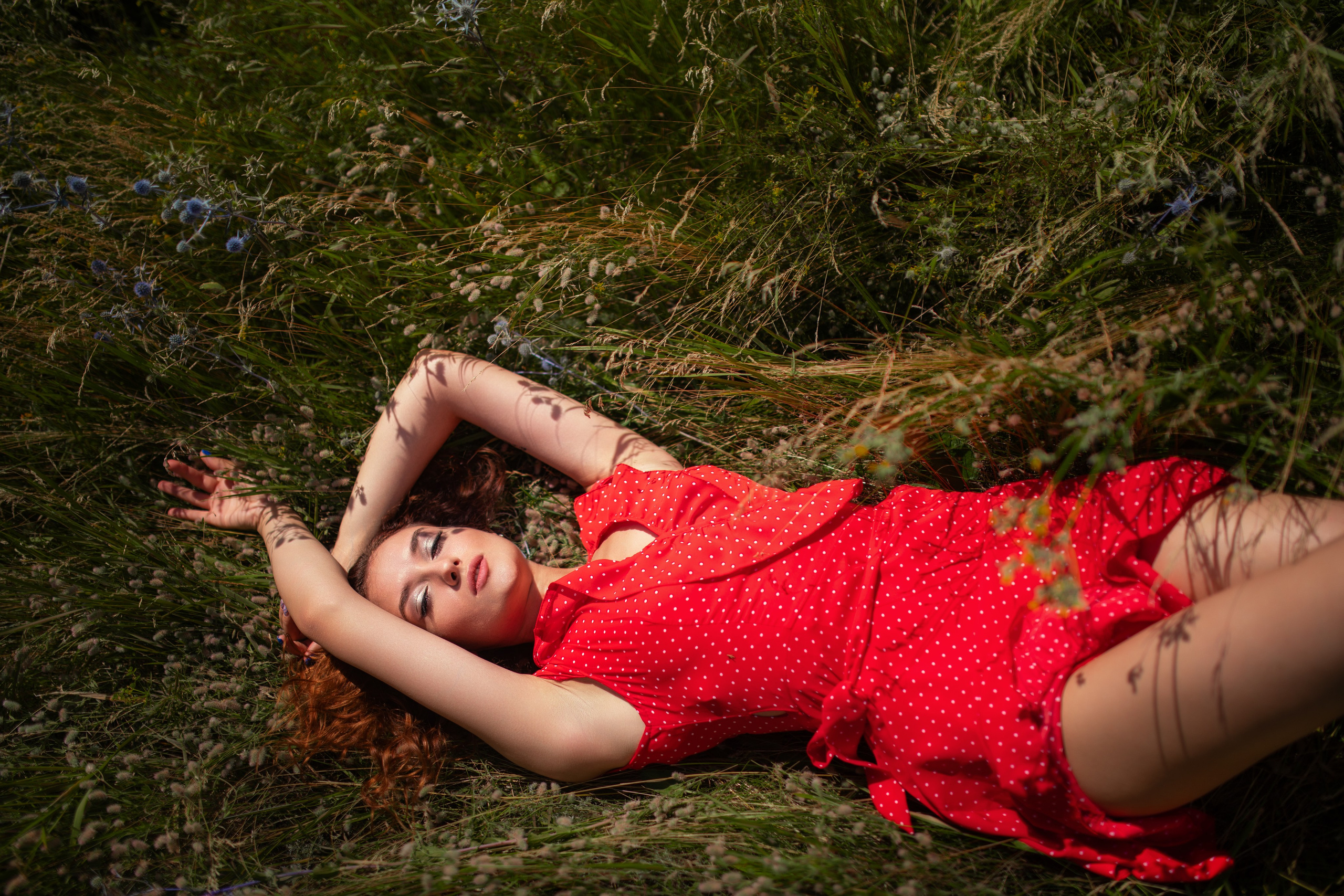 Съемка с Анастасией на природе в формате для «себя»