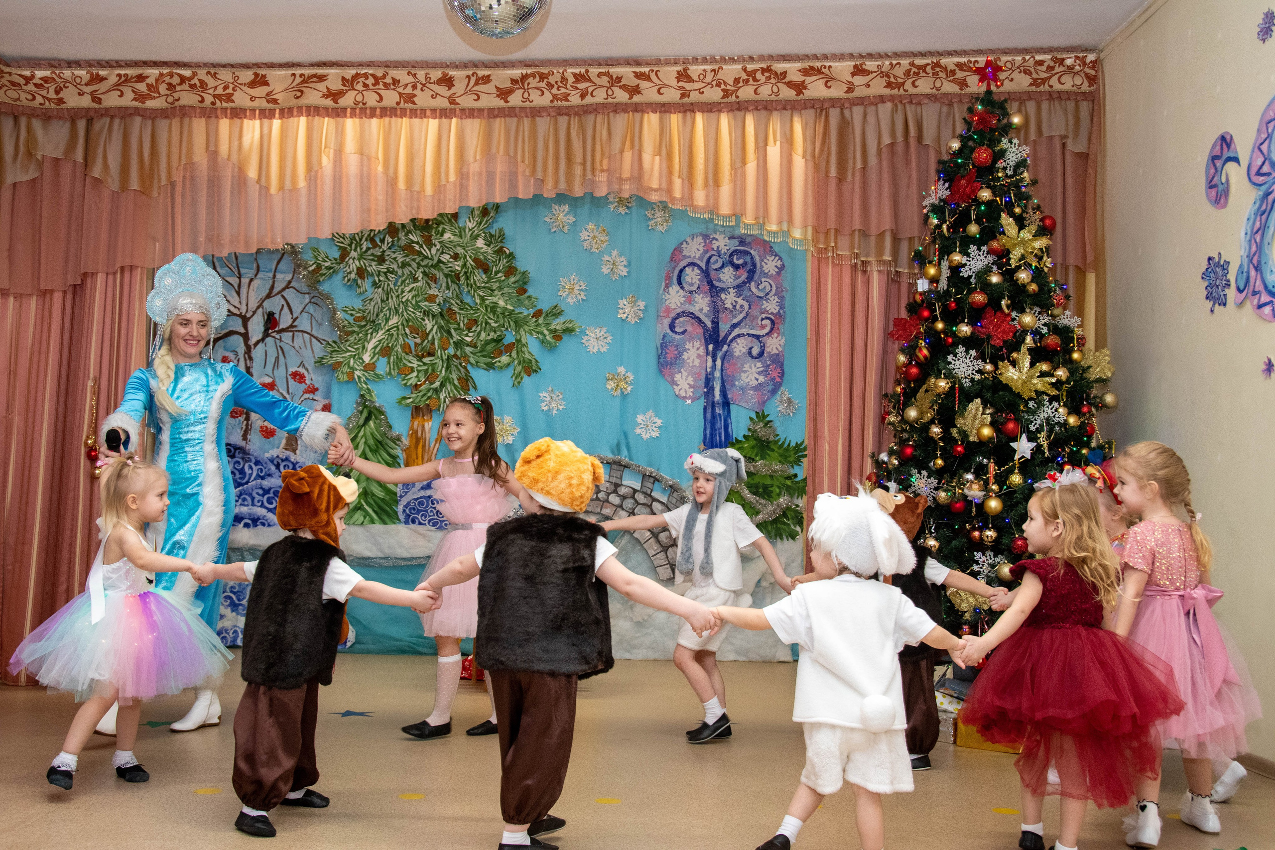 2023 Новый год. Акварель, Первомайка. Репортажный и детский фотограф в Новосибирске