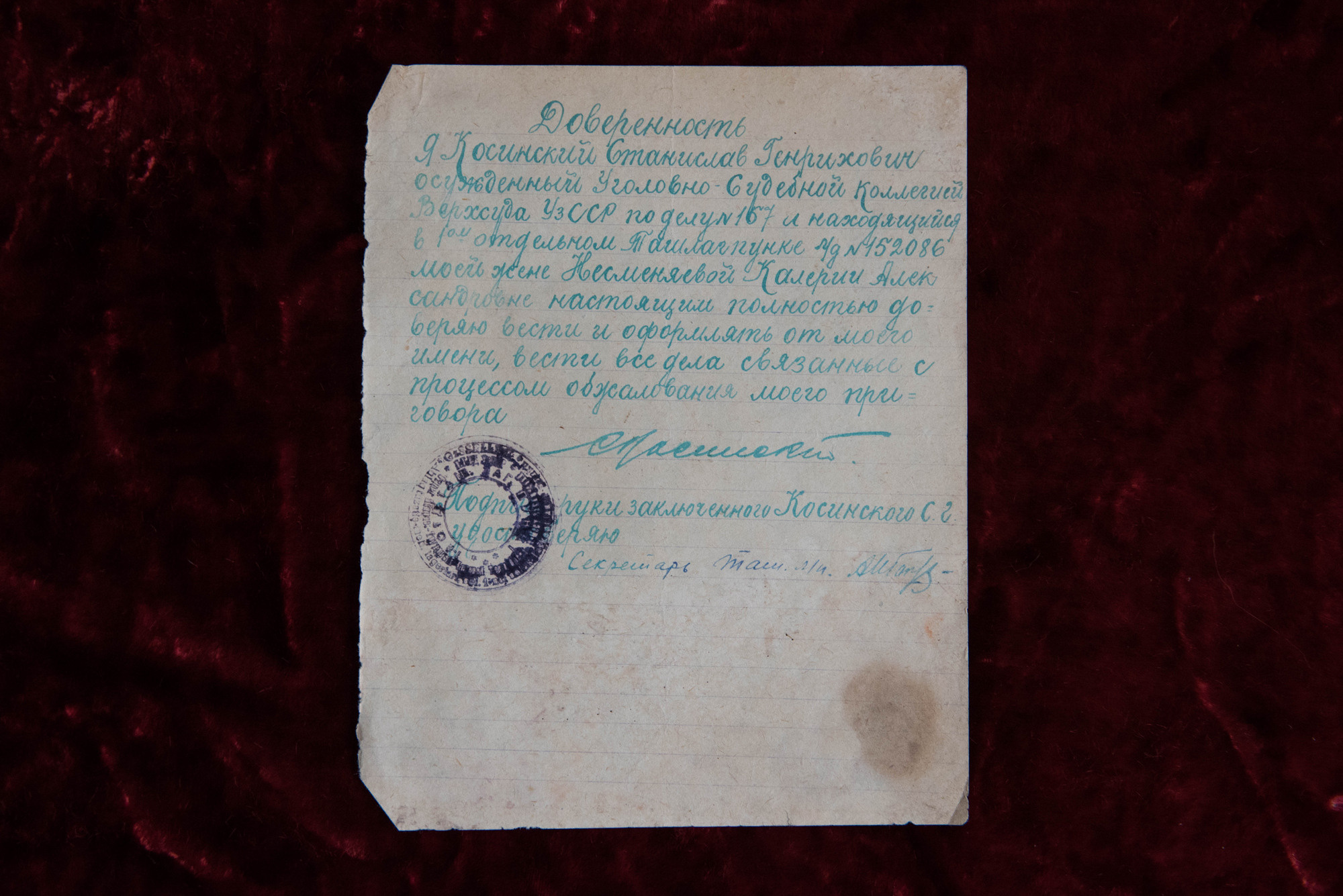 Evidence. Olga Skvortsova