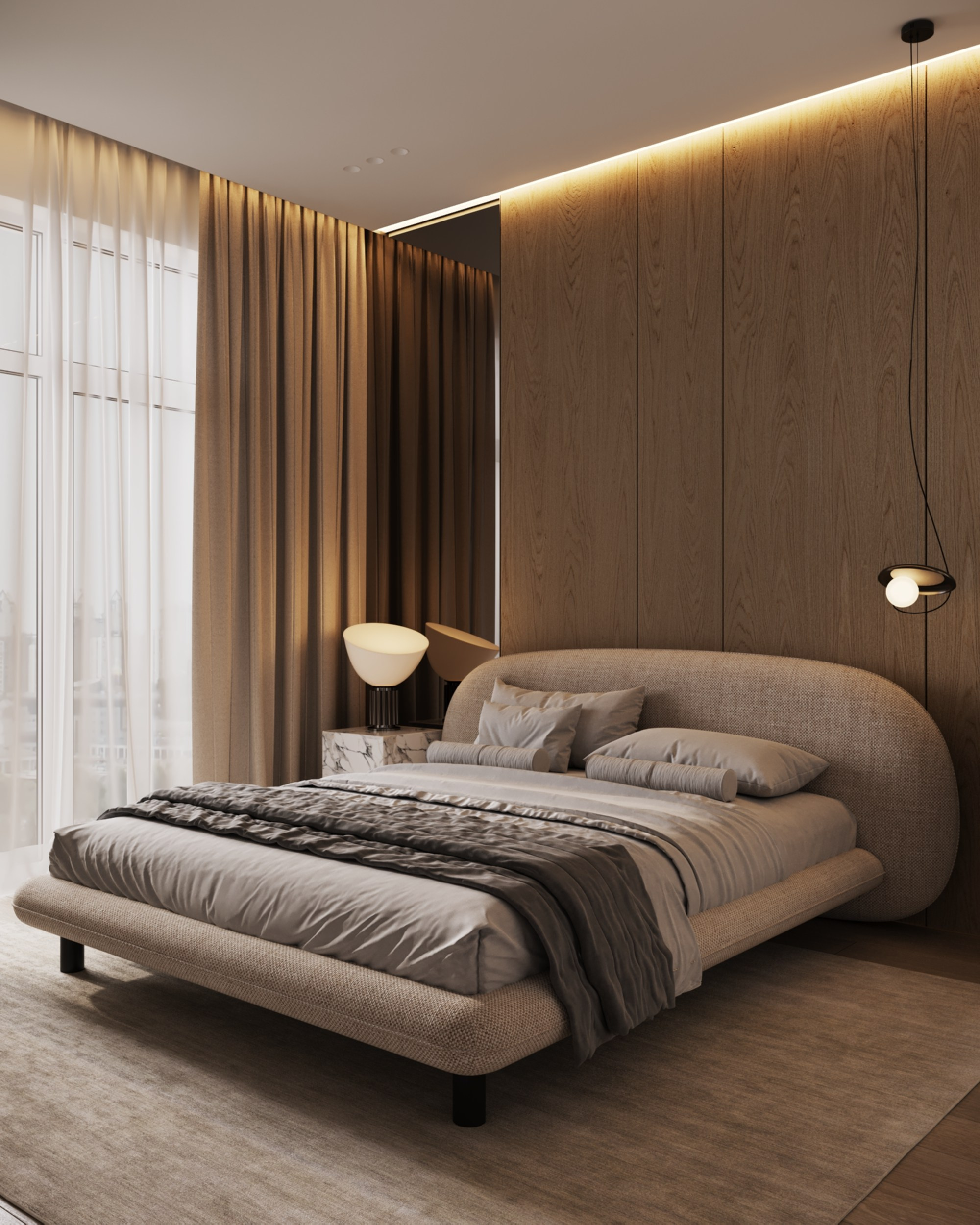 ЖК Русская Европа | 85 м² | 2026. 3D Визуализация интерьера