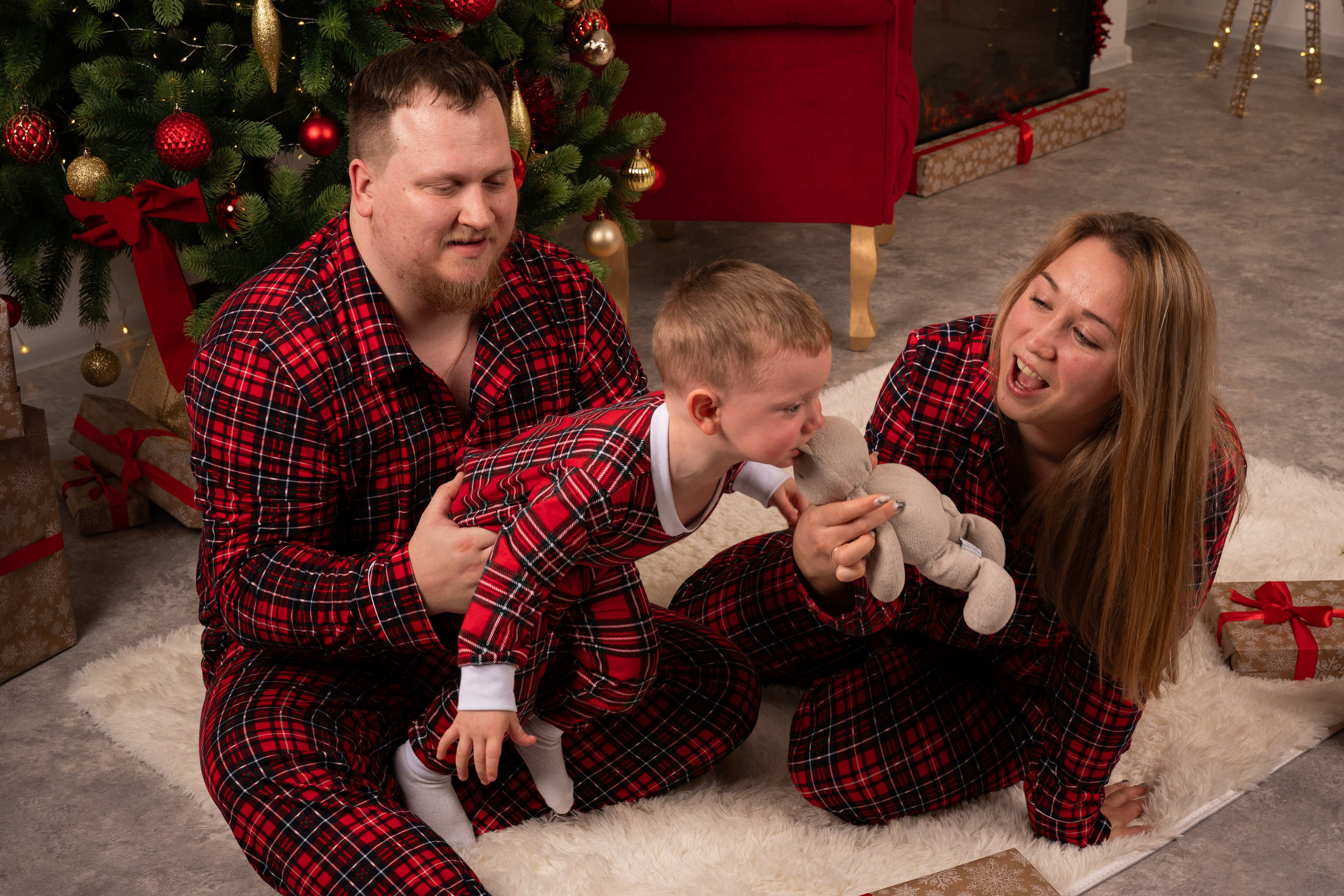 Новогодняя фотосессия в студии