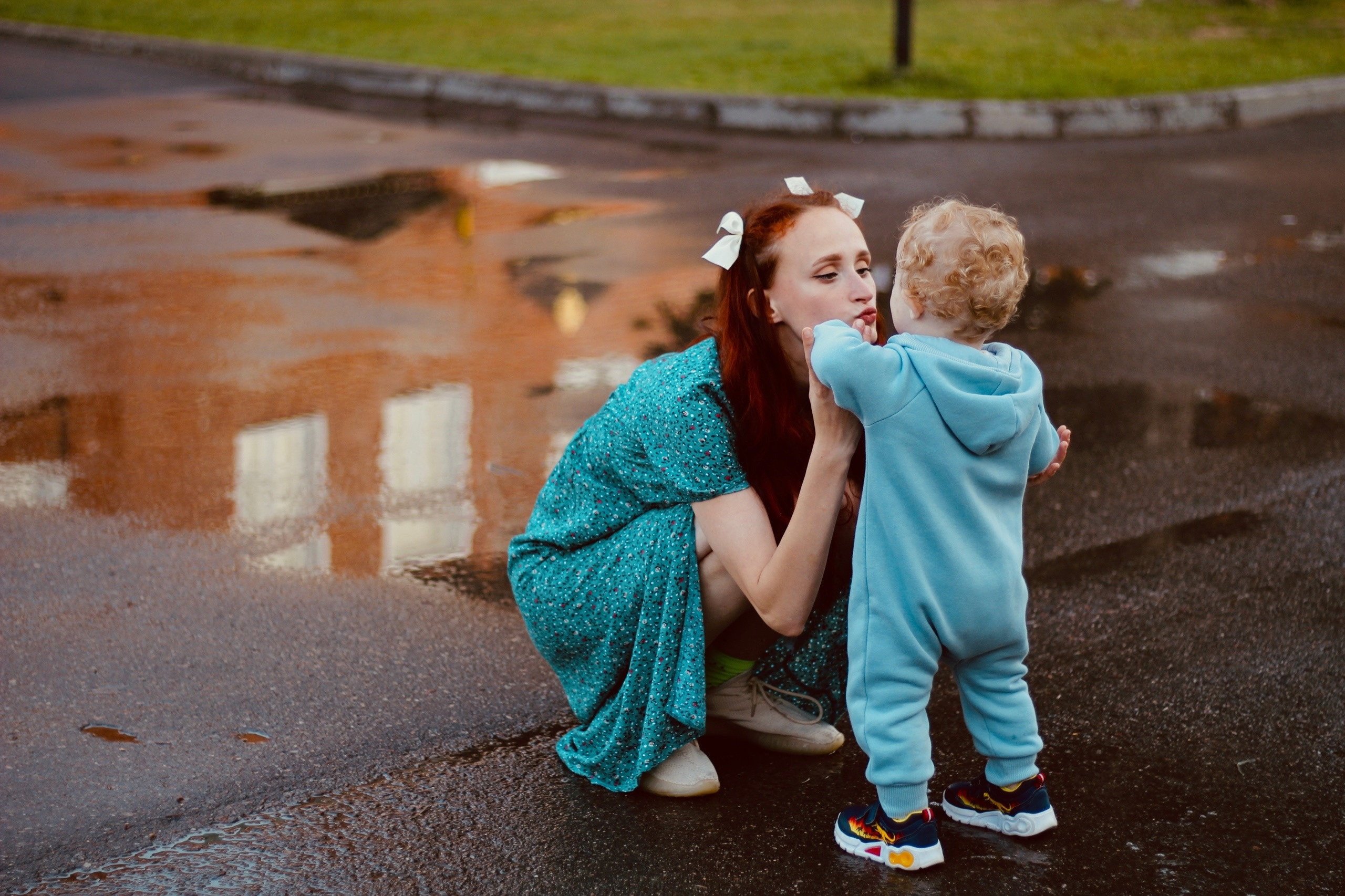 Елена и ее сынуля. Фотограф Мария Лаенко