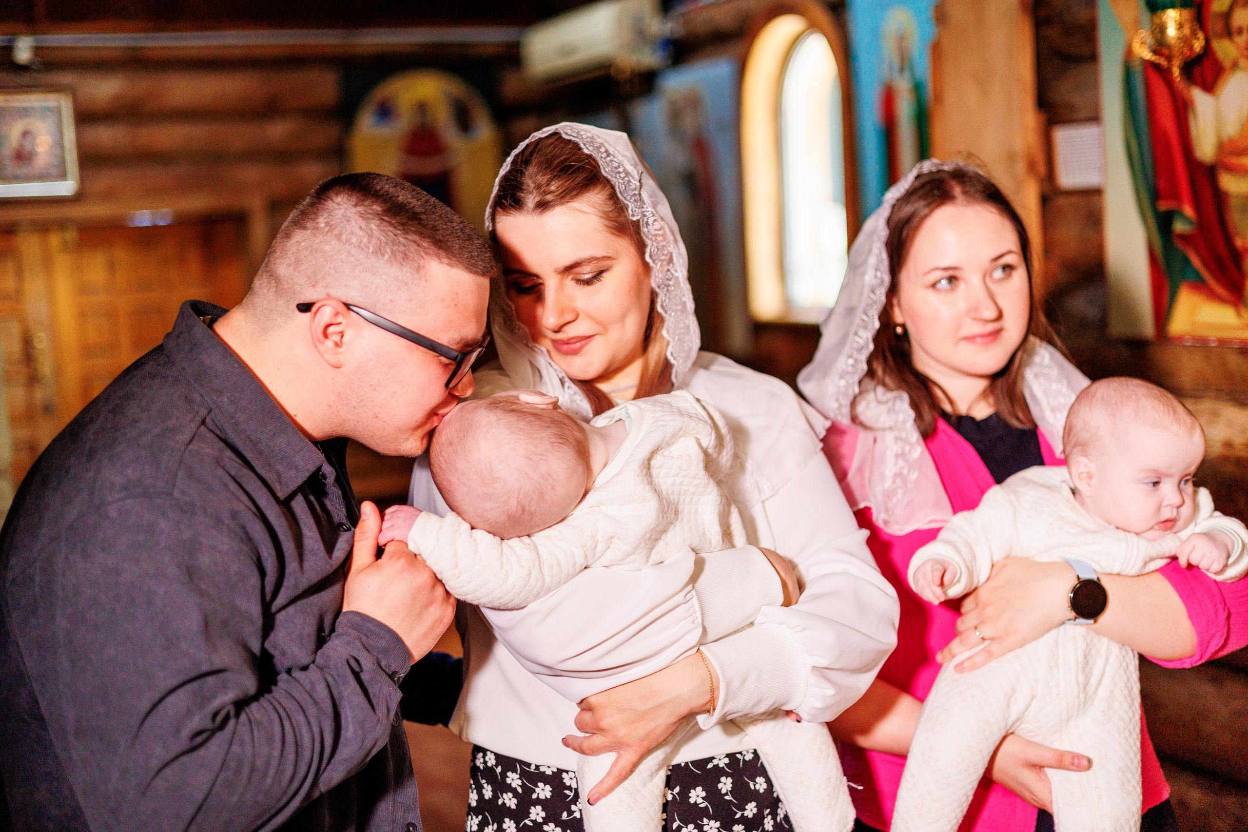 Крещение близняшек. Свадебный и семейный фотограф в Армавире