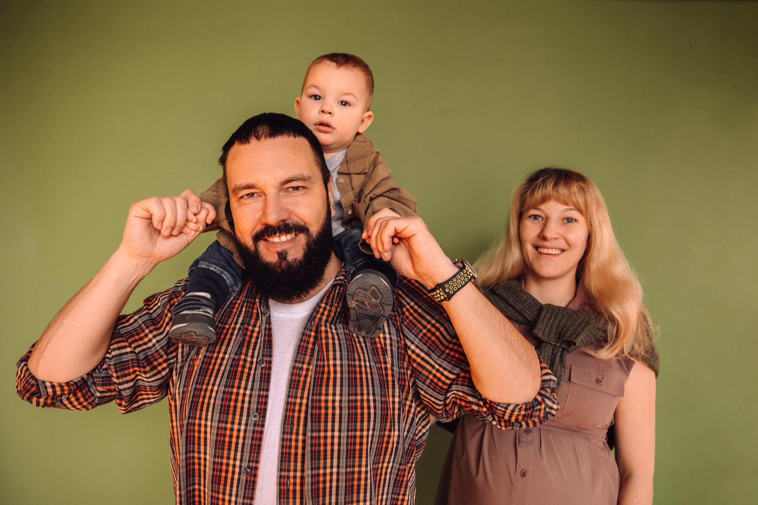 Оля, Леша и Димулька. Семейный фотограф В Москве Александра Дейкун