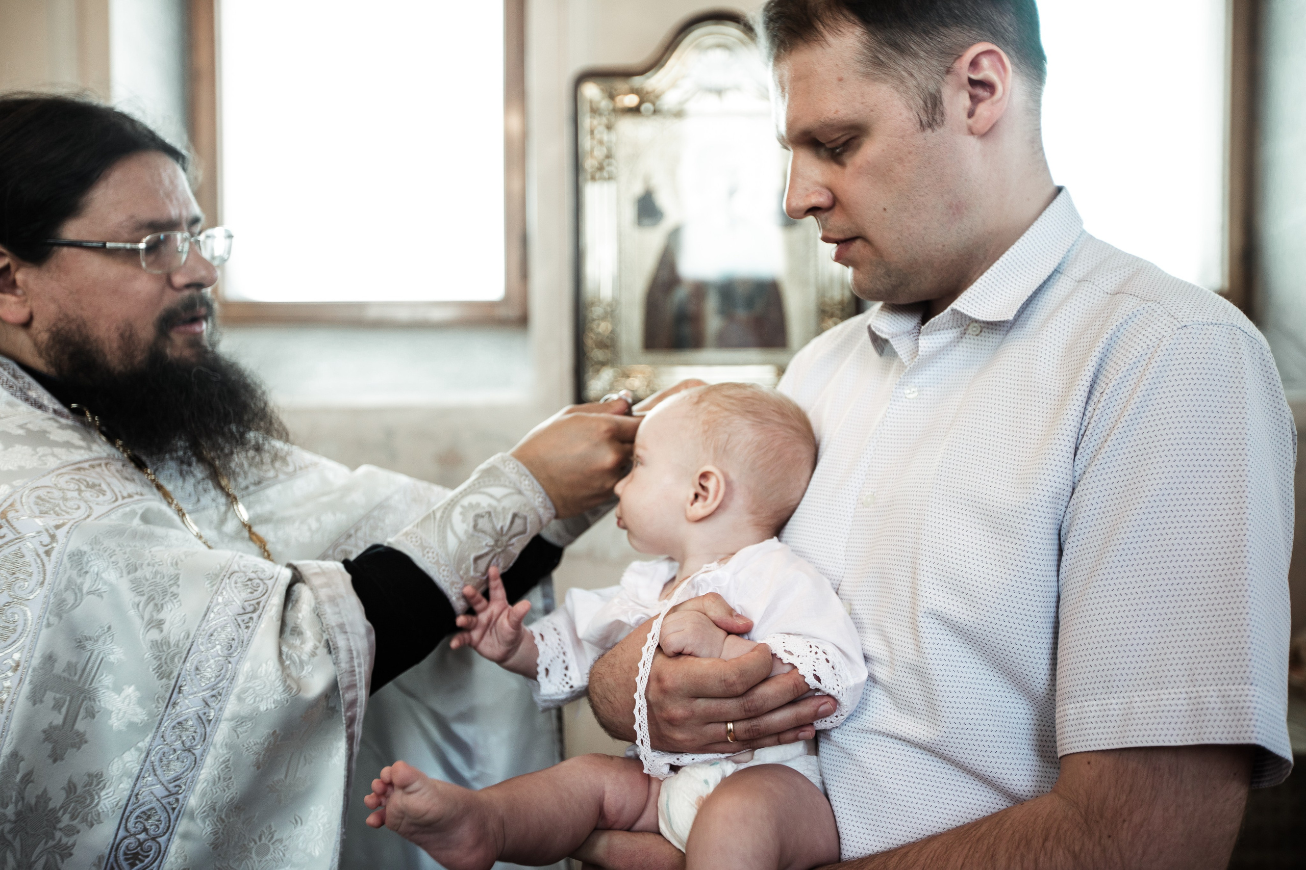 Крещение Николая в Елоховском Соборе. Фотосессии в Москве - фотограф Неонилла Ленко