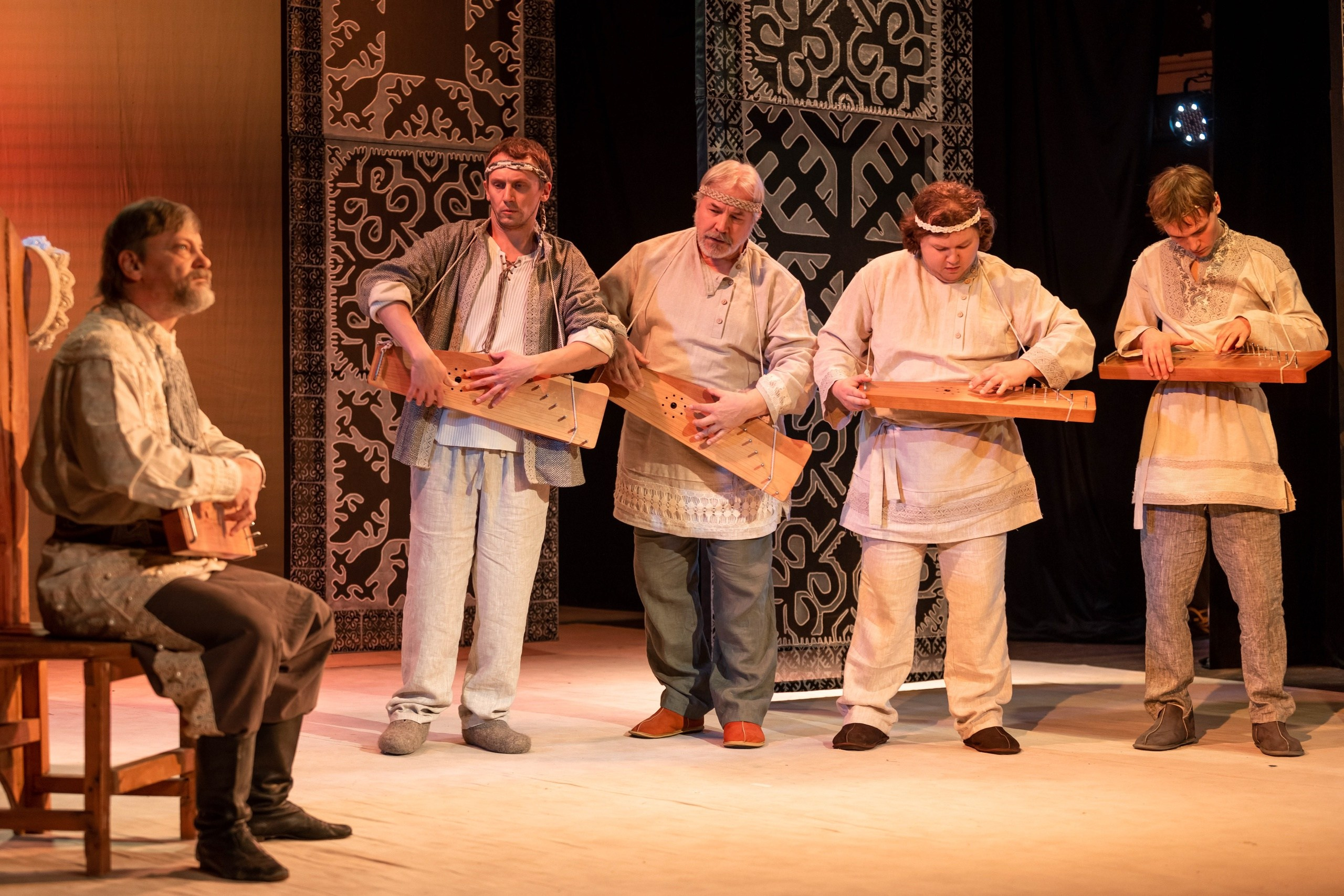 Декорации для спектакля «Снегурочка» | Историко-этнографический театр. История занавеса. Превращаем идею в технологию