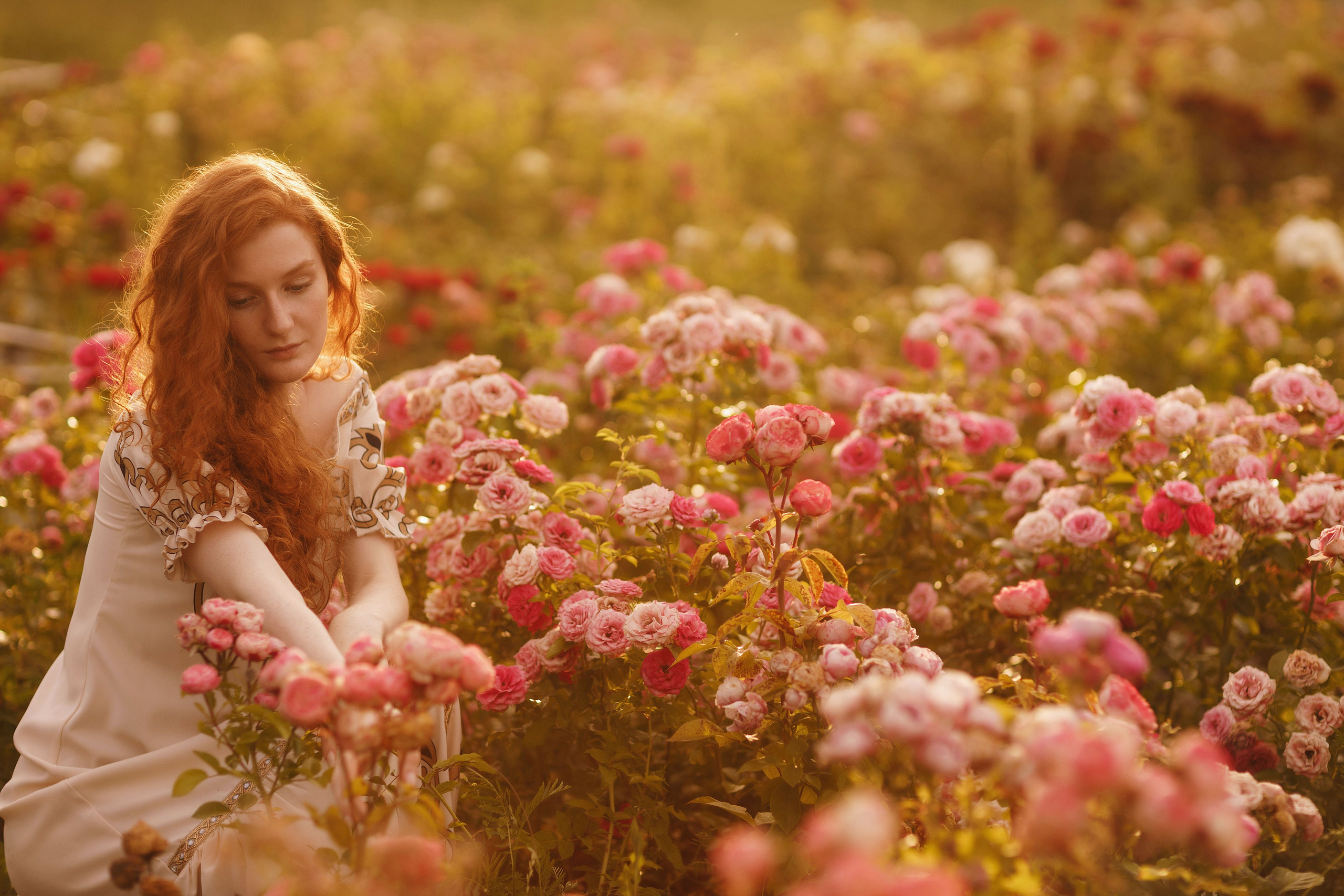 Фотосессия на заливе с Татой в платье от Ирины Павловой. Портретный и репортажный фотограф в Чебоксарах Андриян Чаркин