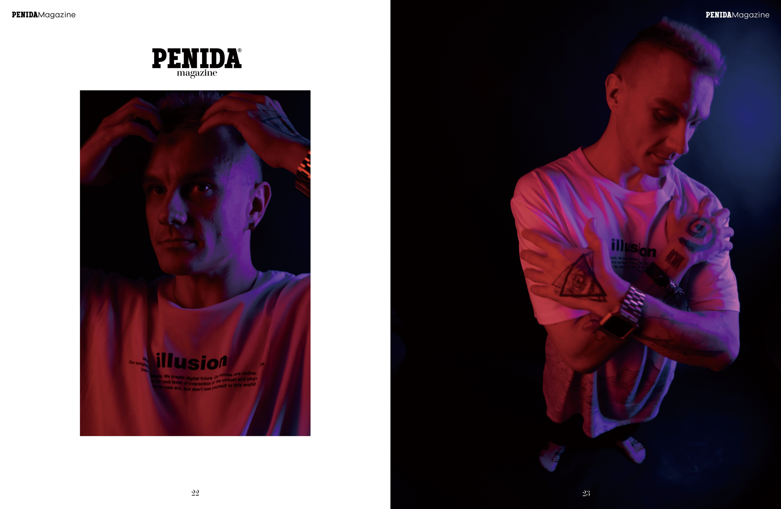 Публикация в журнале PENIDA Magazine (Франция). Фотограф в Тюмени Даша Михнова. Портреты, фотопроекты, фотодни