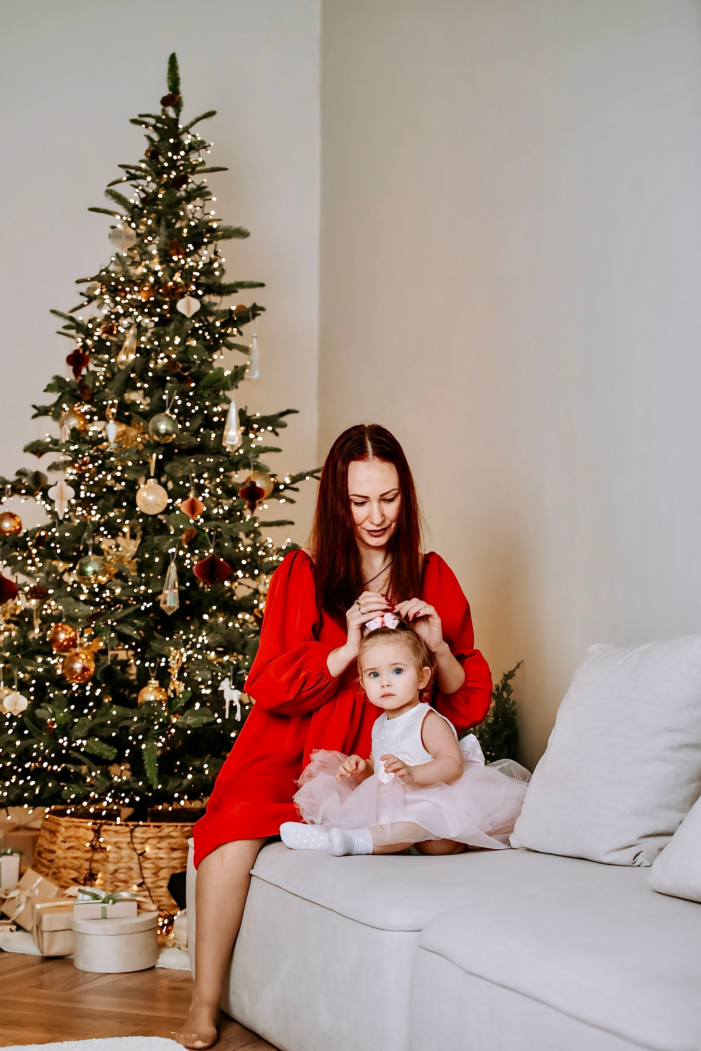 Семейная фотосессия на Новый Год. Фотограф Диана Оленина Красноярск / Братск