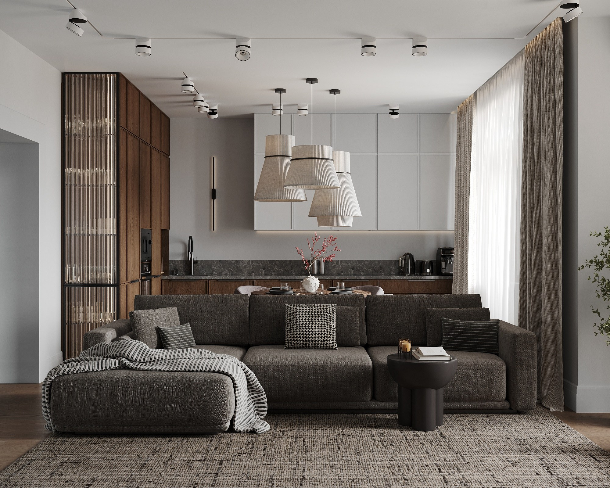 VOLODARSKII 2024. 3д визуализация интерьера и экстерьера