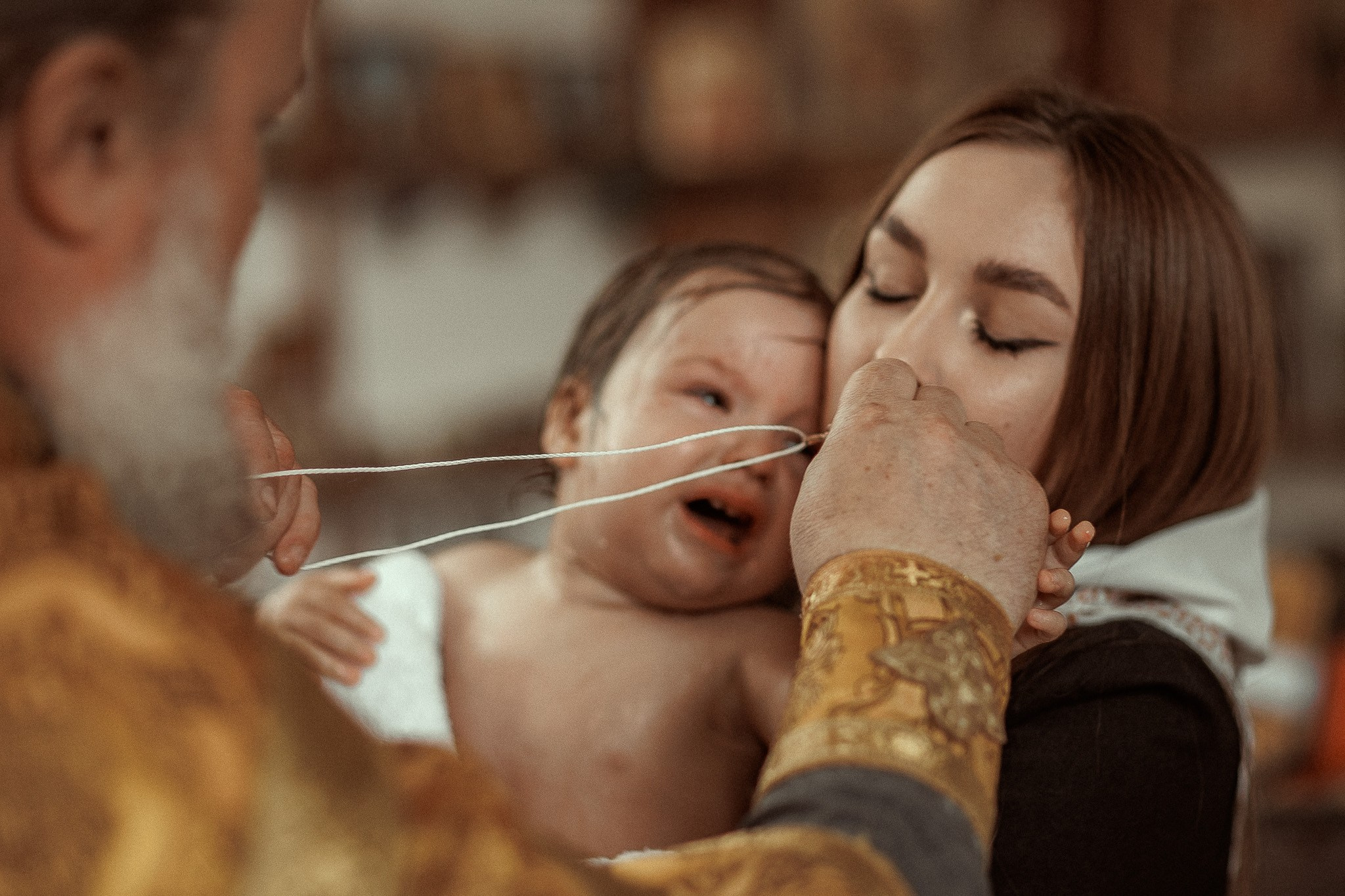 Таинство Крещения Полины. 15.04.2024. Детский семейный фотограф в Абинске