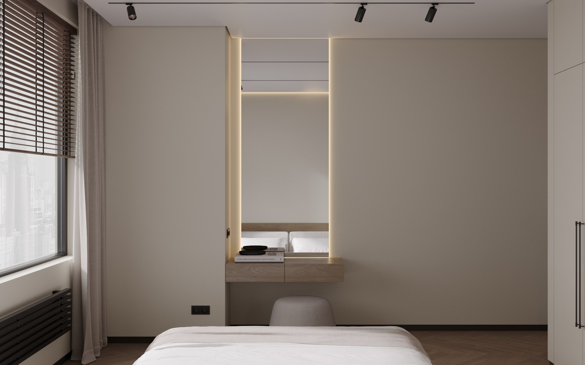 Интерьер квартиры в ЖК Небо. г. Москва. Главная