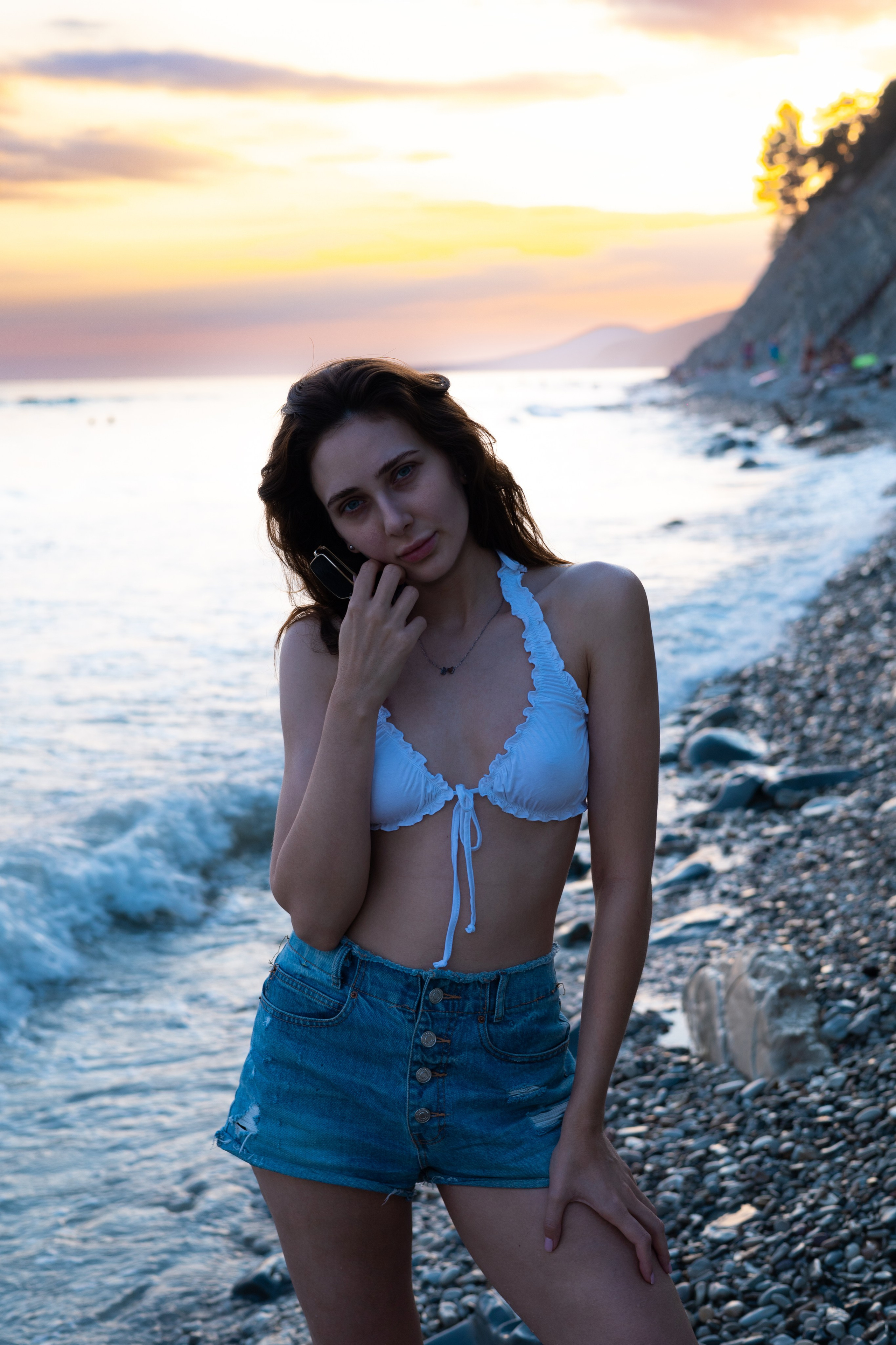 Ксюша, море. Репортажный фотограф Алёна Кантемирова