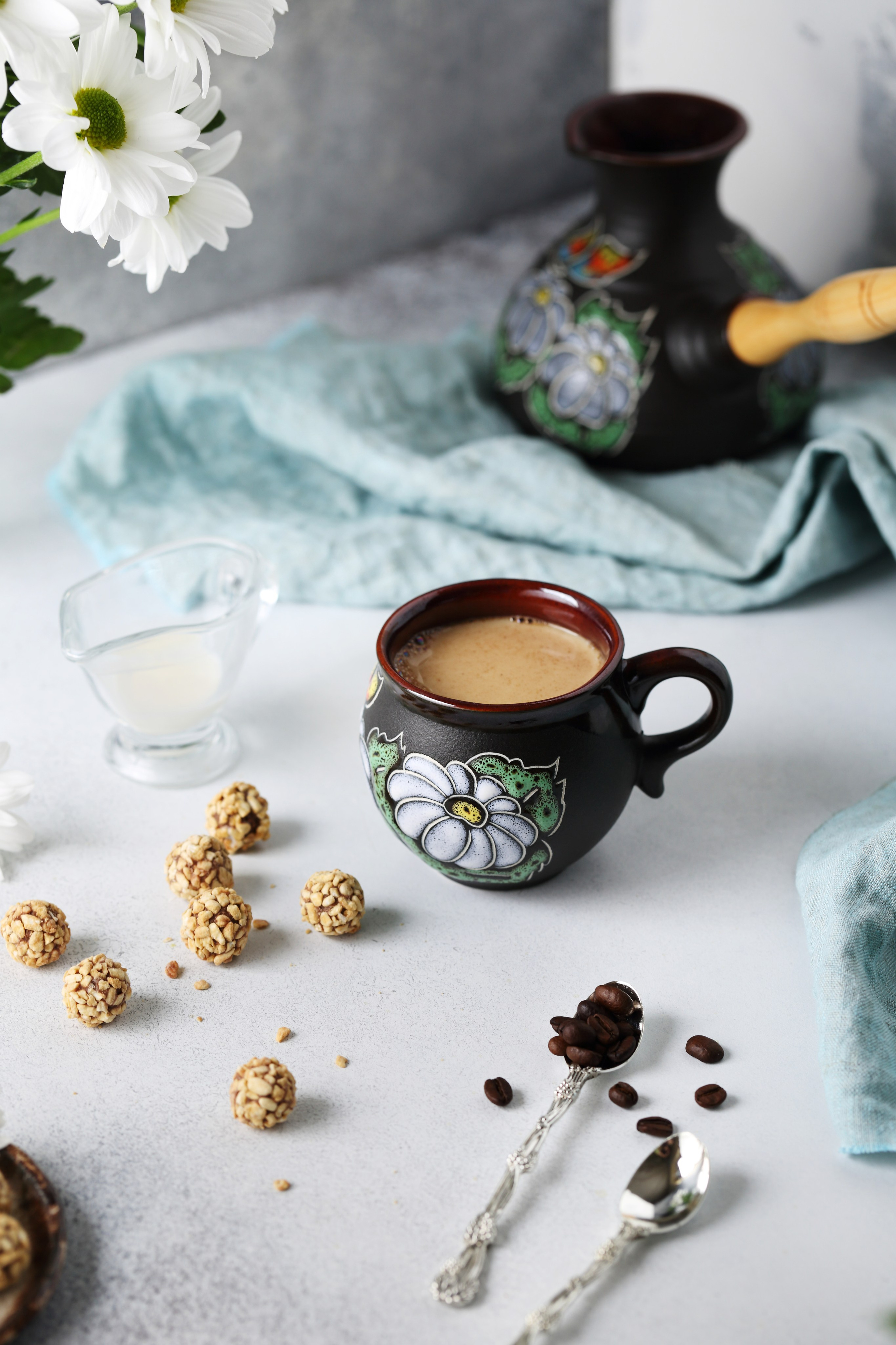 Посуда для чая и кофе. Фуд-фотограф Оксана Голева