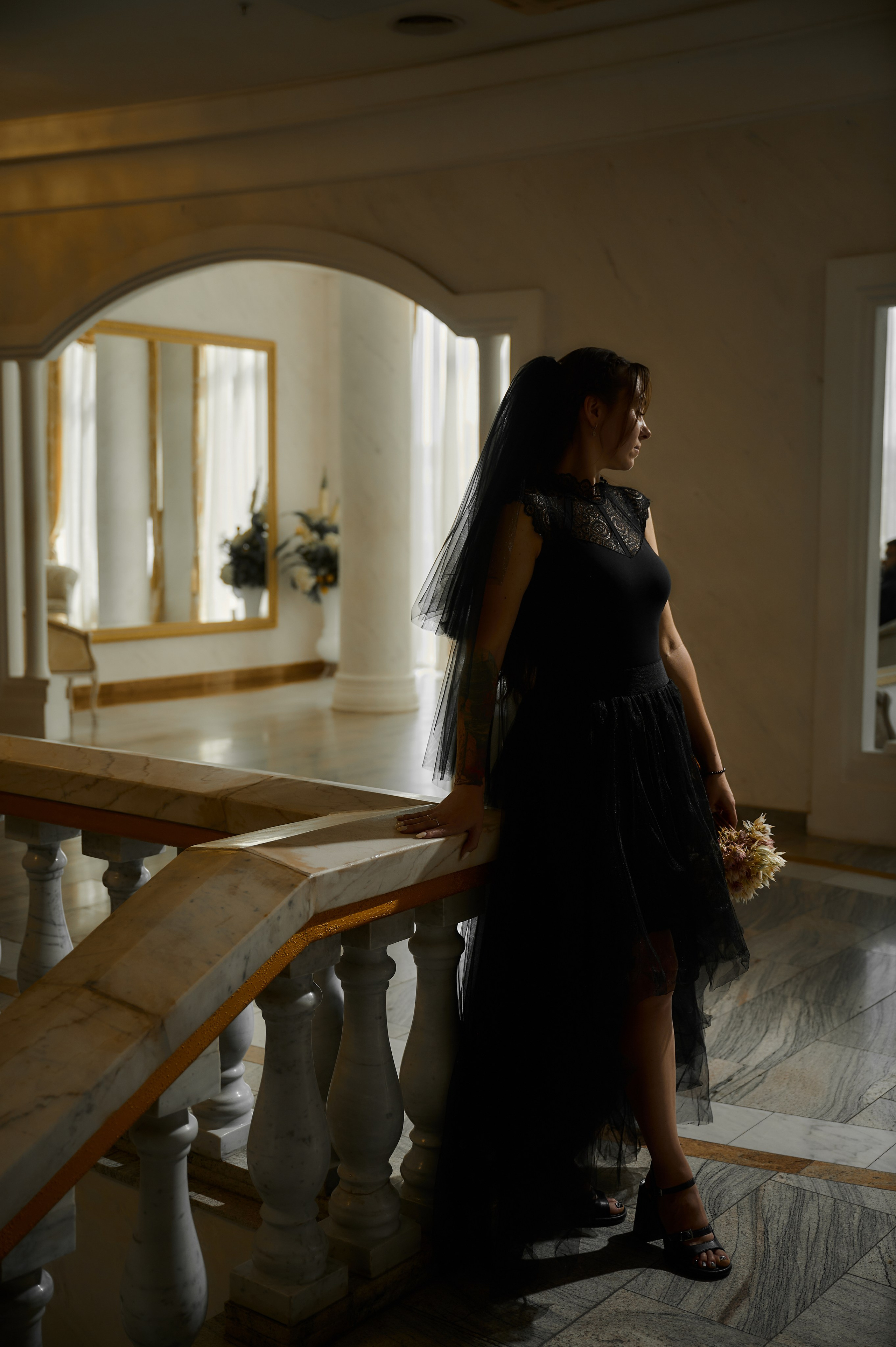 Свадебная фотосессия в Туле в черном. Свадебный фотограф в Туле Никита Беляев
