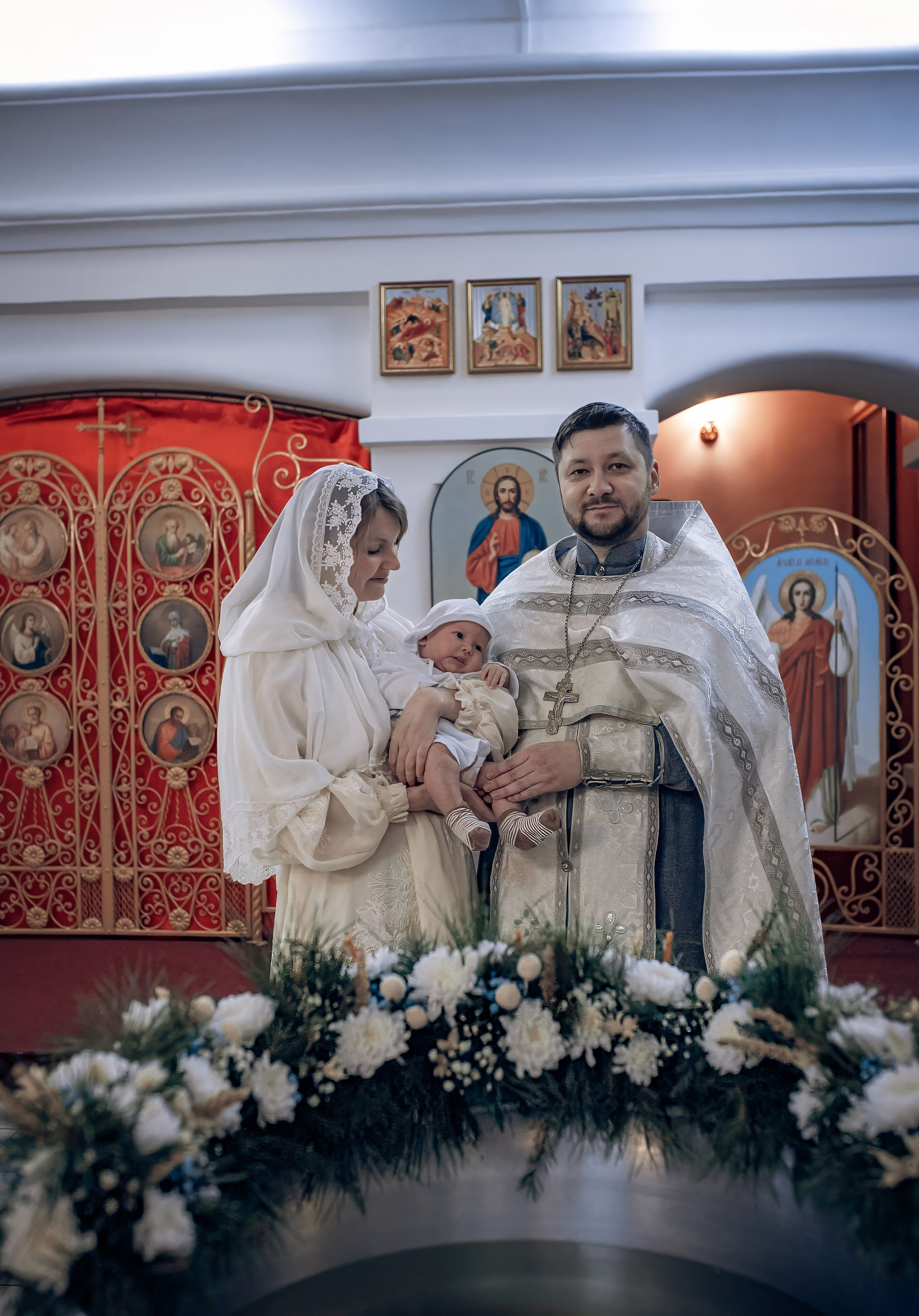 Крещение в Краснодаре. Съемка крещения в Краснодаре. Фотограф на крещение в Краснодаре