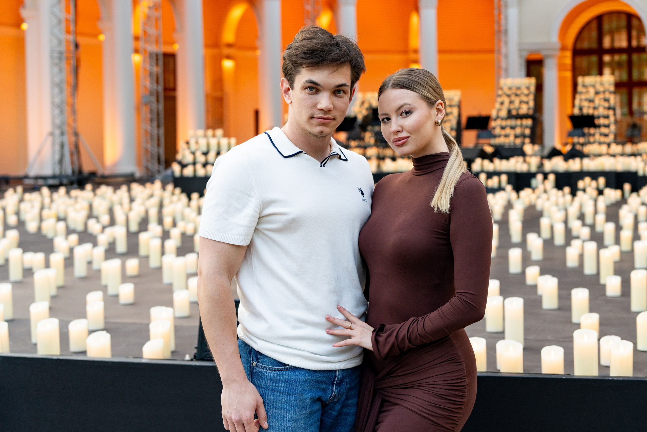 Симфонический оркестр Lumisfera при свечах. Фотограф Никита Комаров