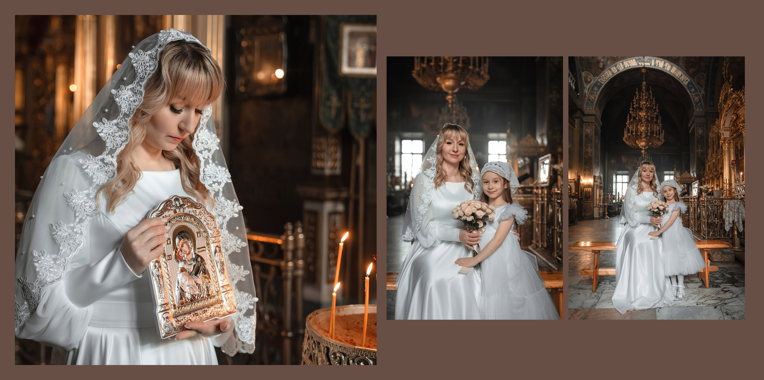 Венчание Дениса и Натальи. Фото- и видеосъёмка крещения и венчания. Фотограф на крещение Москва