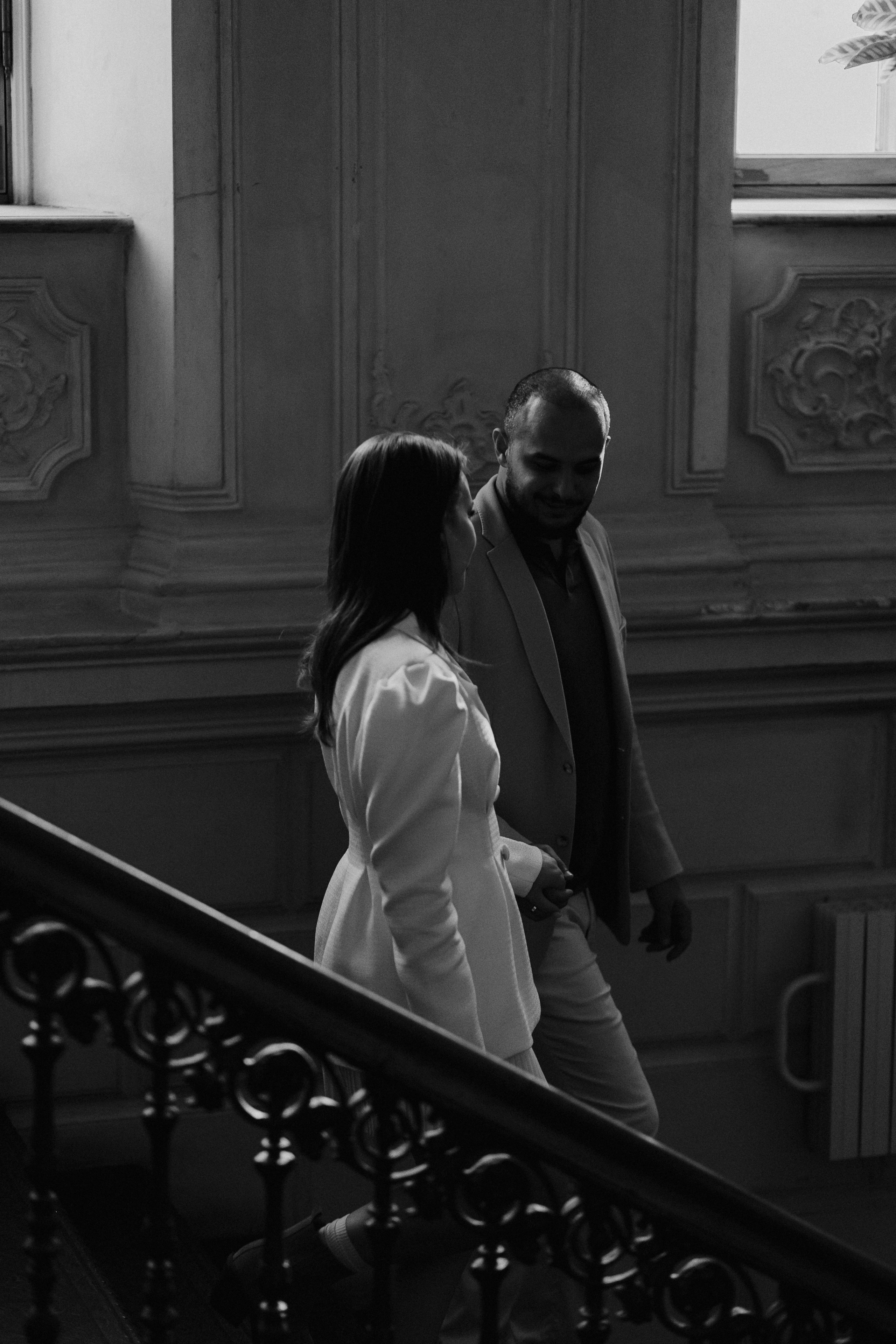 Анастасия и Мостафа (библиотека + прогулка). Фотограф в Москве Екатерина Потапова