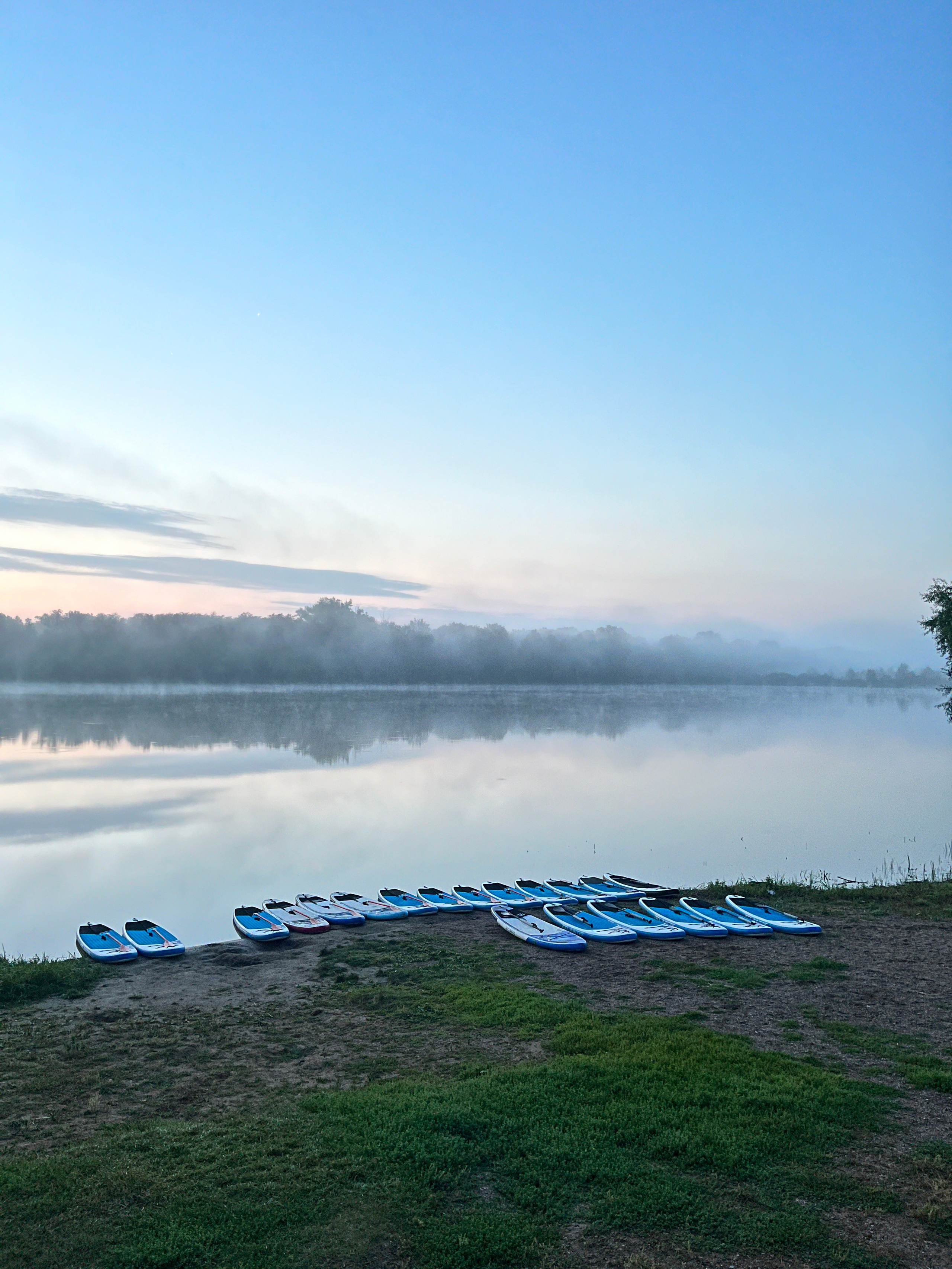 Рассветы на сапбордах в Уфе
