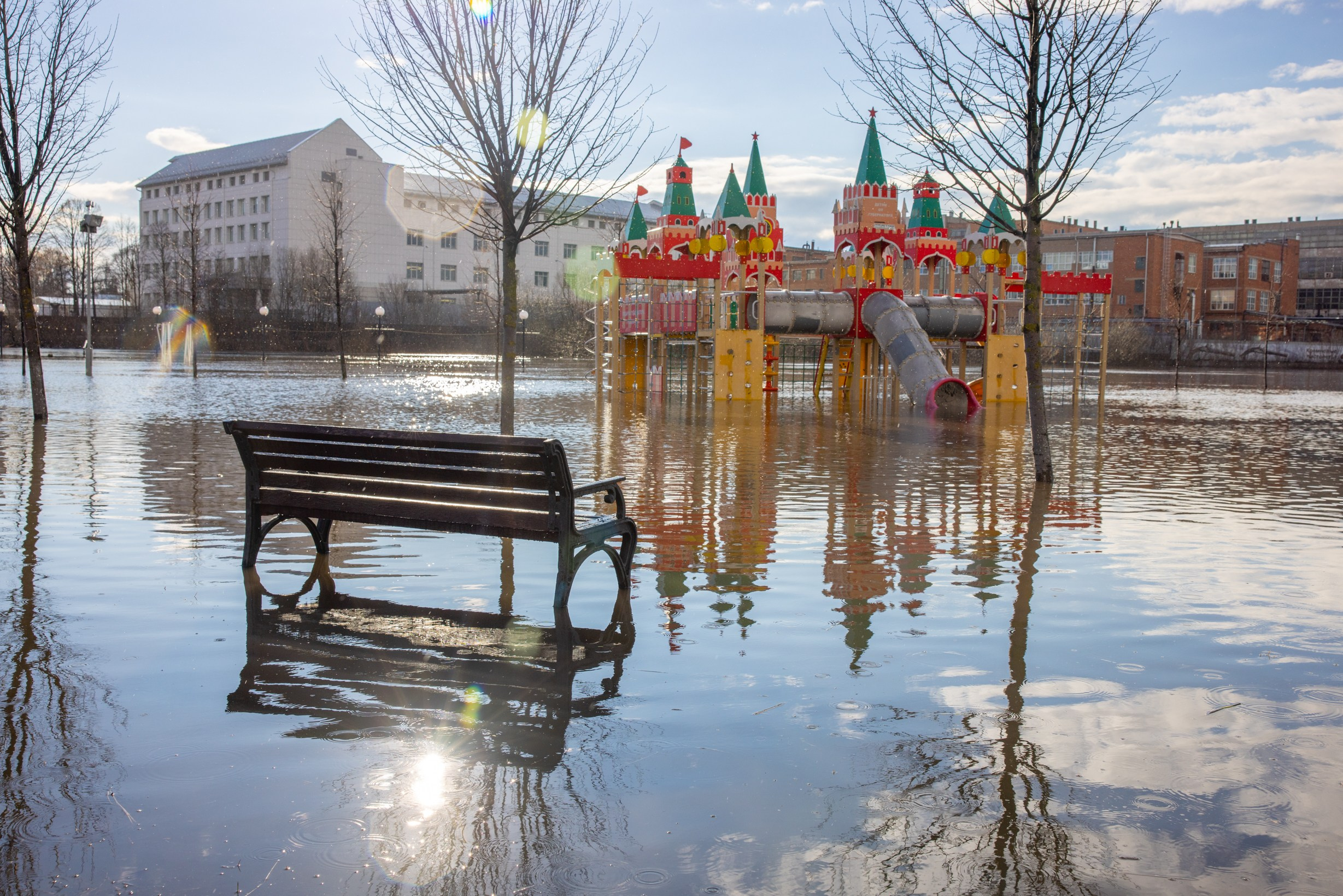 Паводок на Оке. Фотограф в Туле Крупский АнДРей. Фотостудия «КАДР71» в Туле