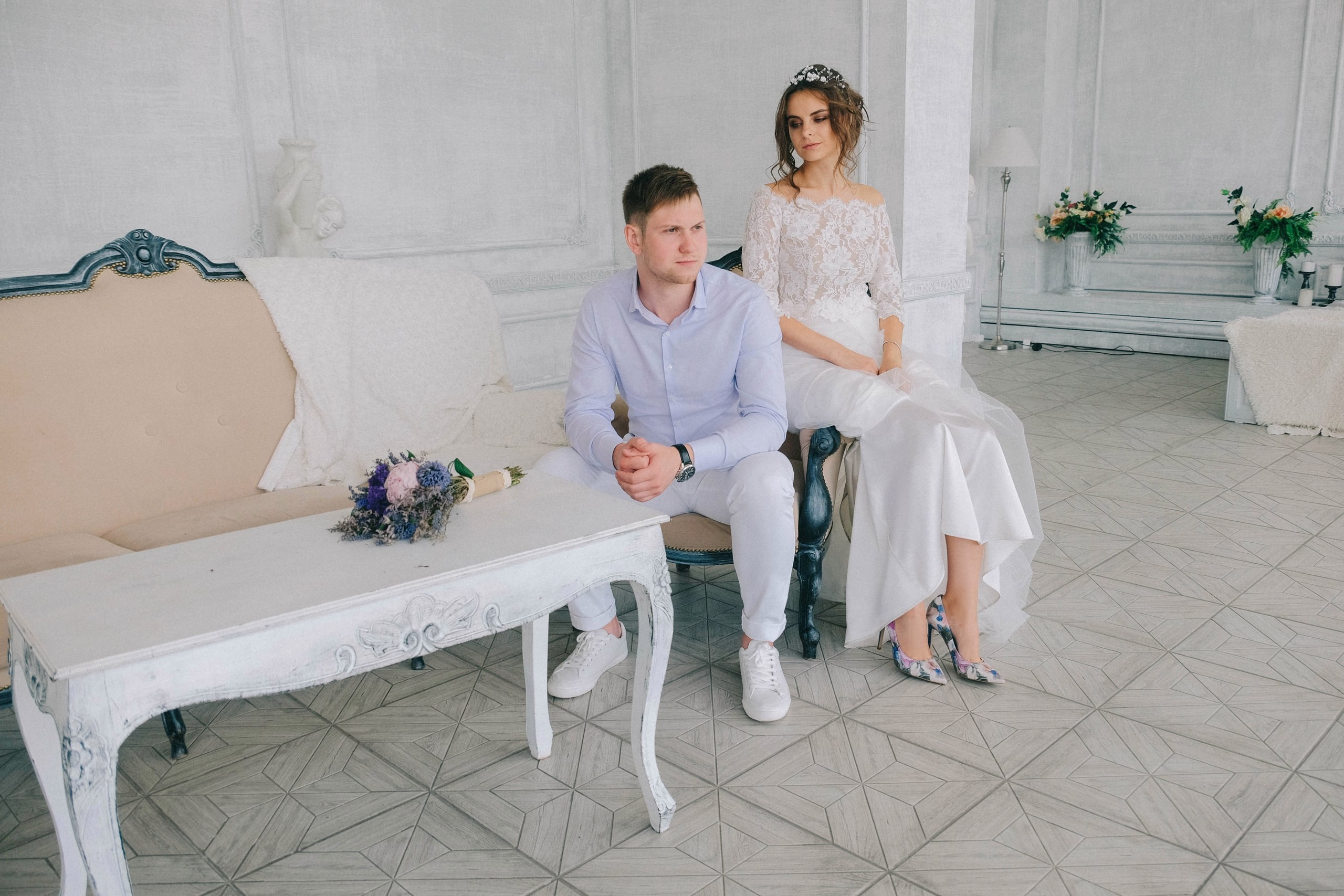 Организация свадебной съемки в интерьерной фотостудии