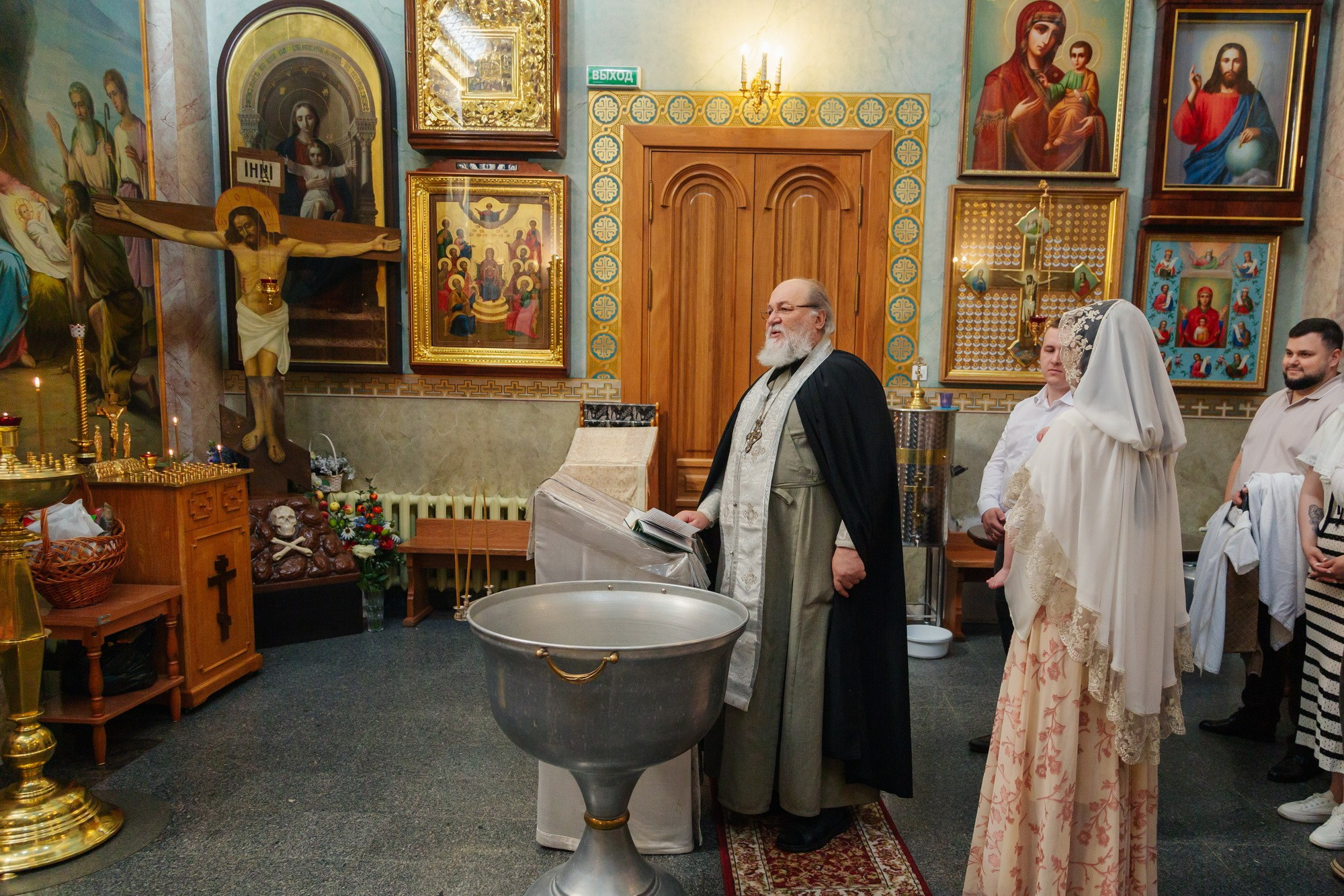 Крещение в Вартемягах, Церковь Веры, Надежды, Любови и матери их Софии