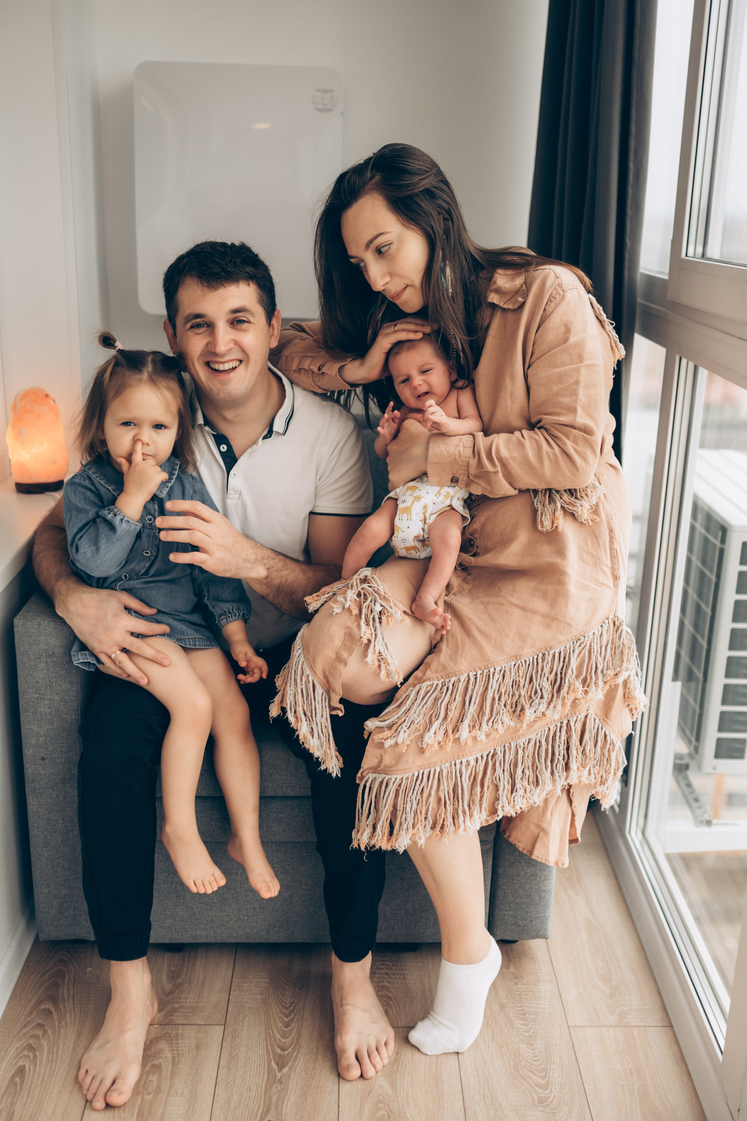 Воскресное утро семьи Алин. Семейный фотограф в Томске Зарина Азизбаева