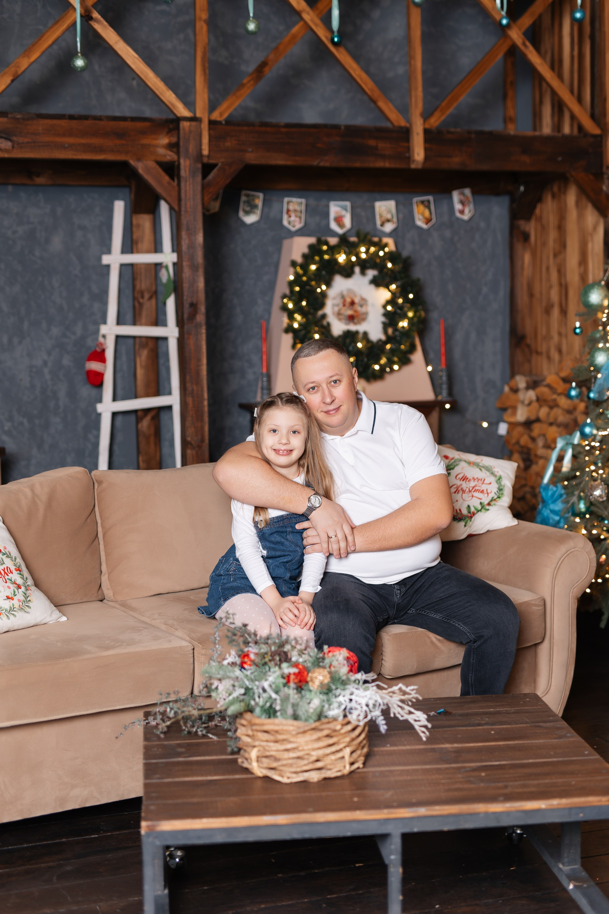 Семейная новогодняя фотосессия