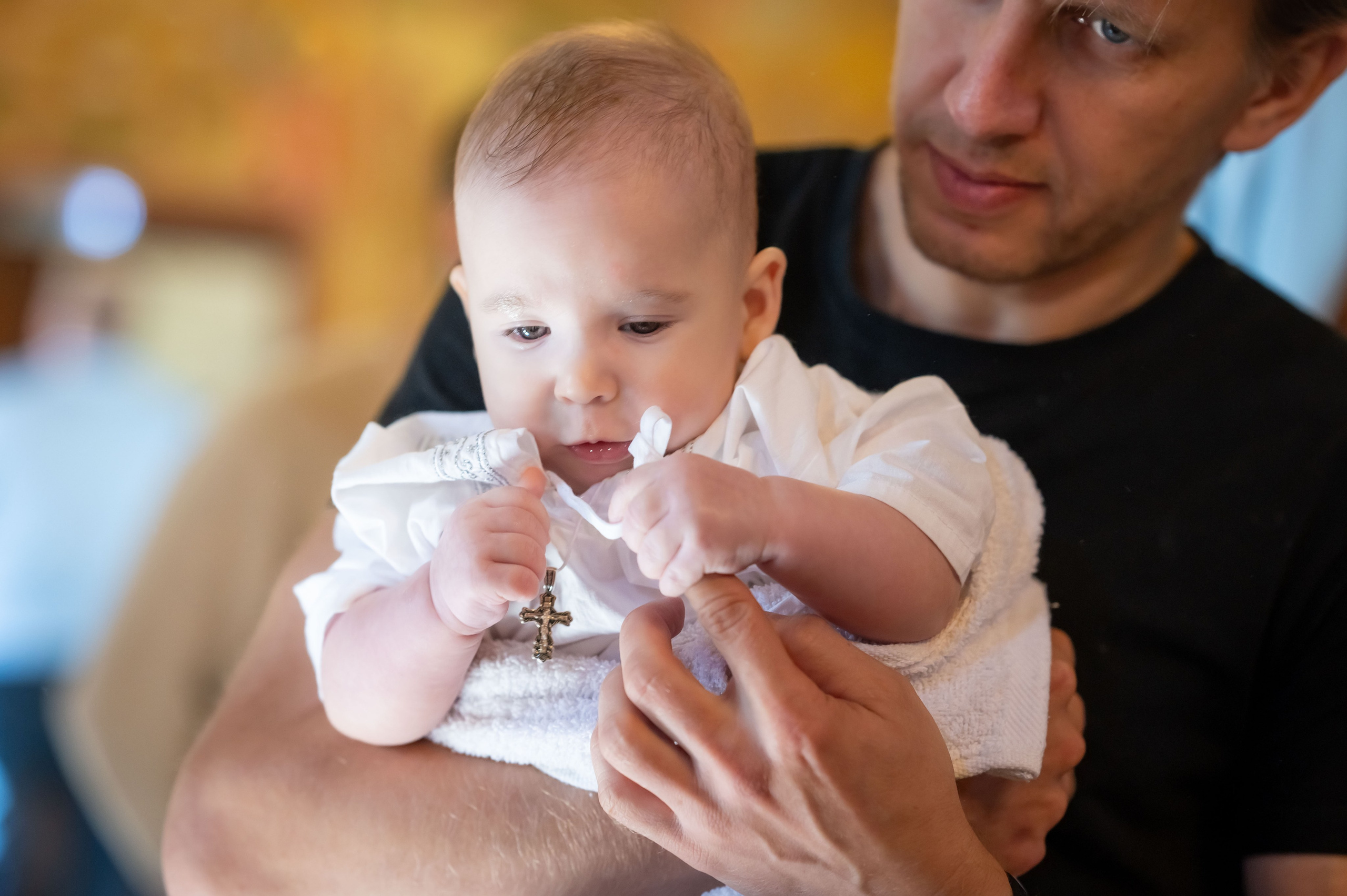 Крещение Георгия в Сергиевском храме пос. Кратово. Семейный фотограф в г. Воскресенск Наталия Молева