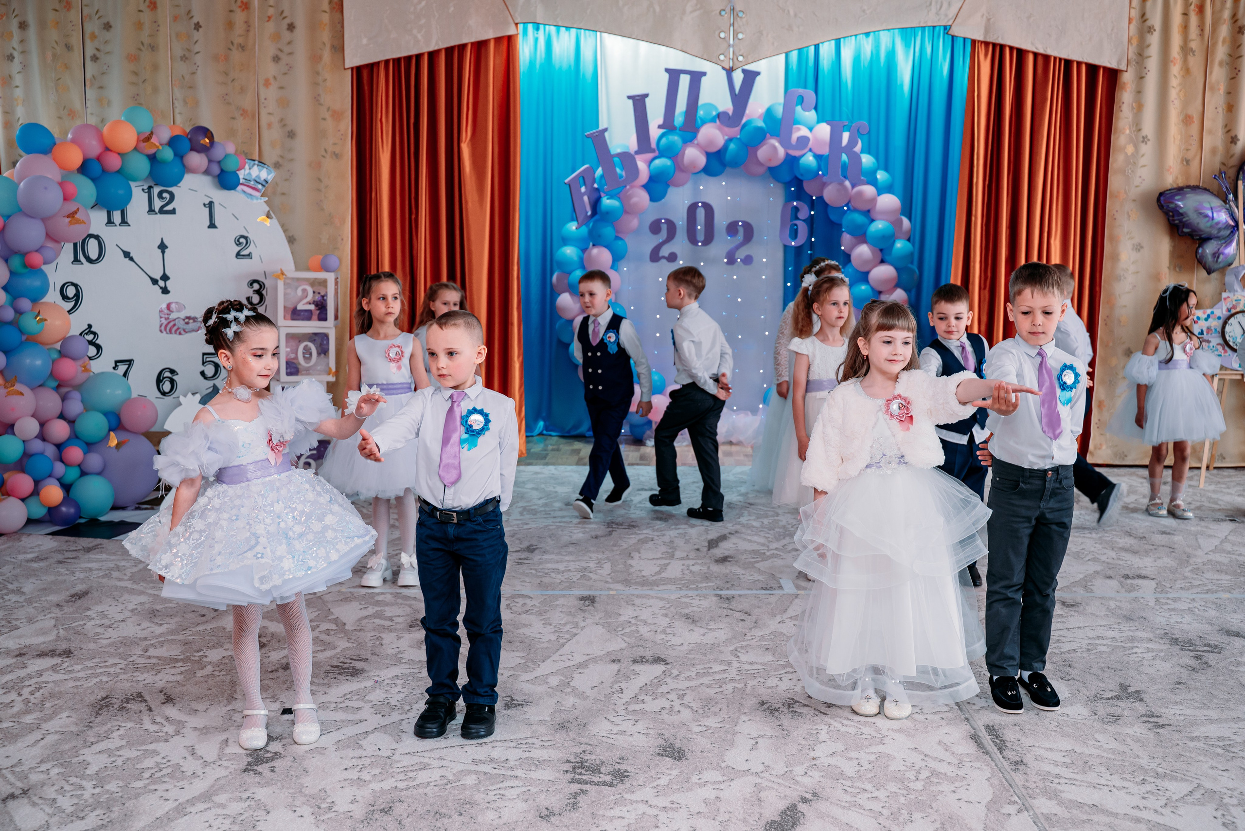 Выпускной 2026 детский сад 59. Фотограф Алёна Царькова. Киселевск