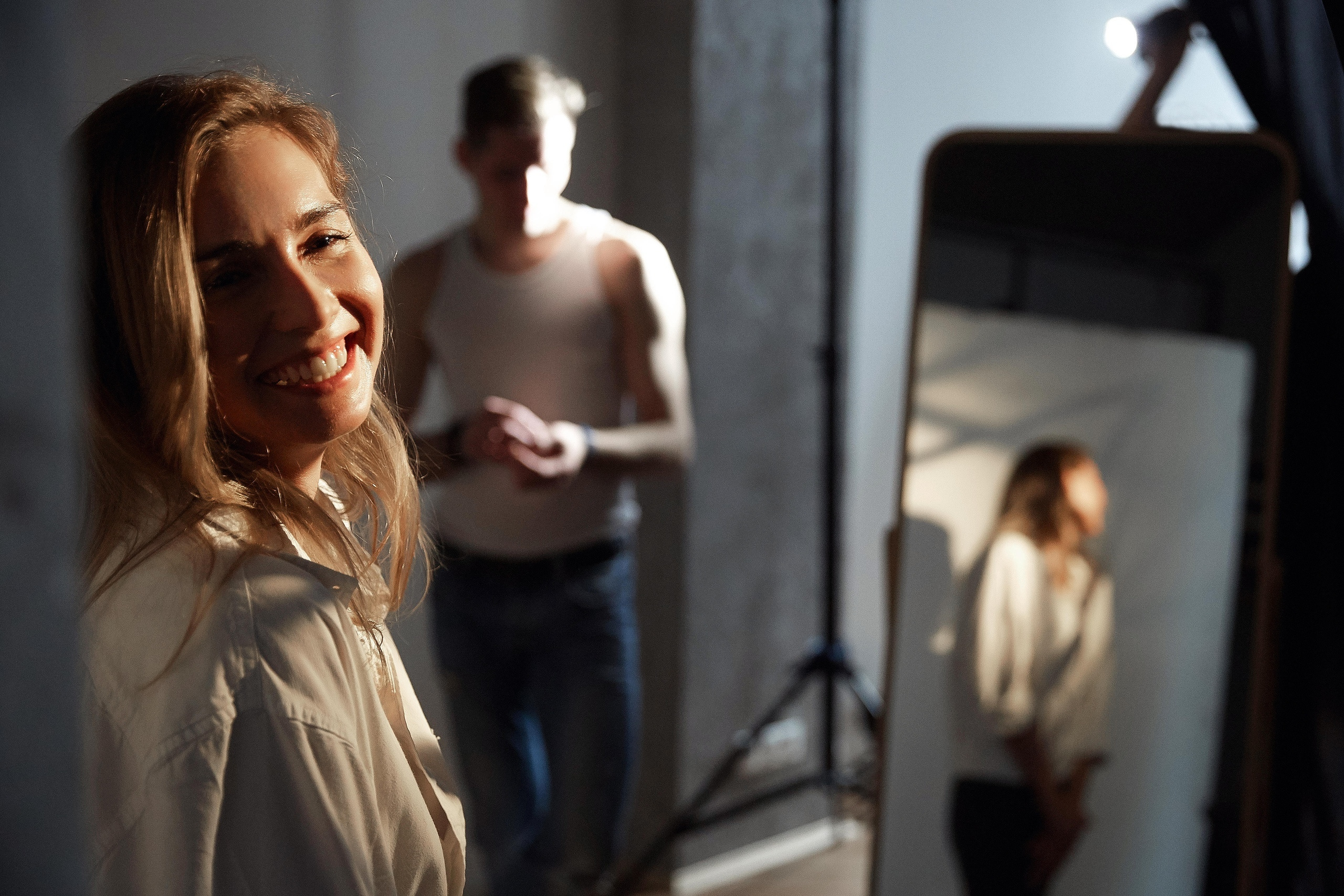 Lovestory в студии. Свадебный и семейный фотограф Москва, Звенигород, Одинцово, Можайск,