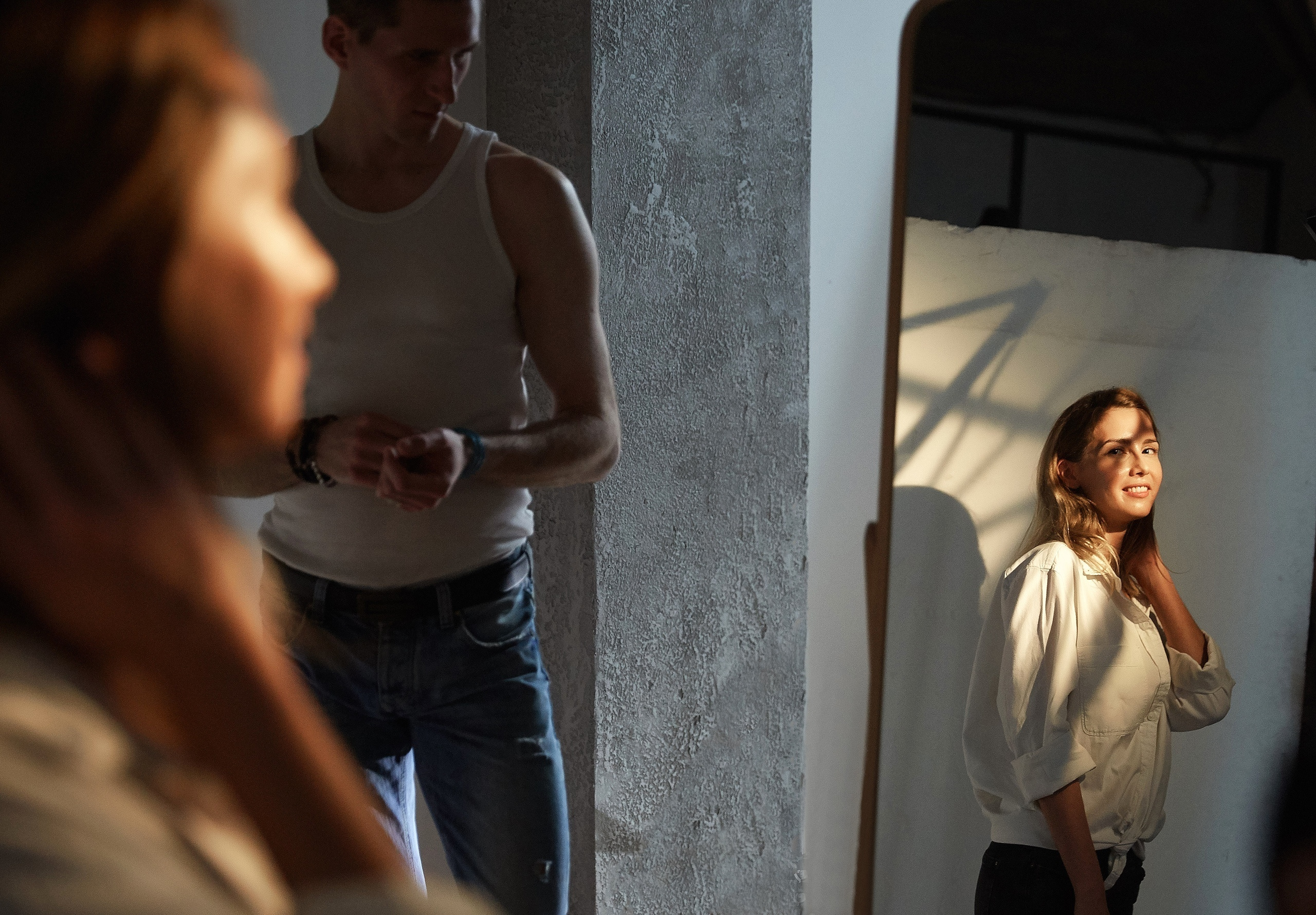 Lovestory в студии. Свадебный и семейный фотограф Москва, Звенигород, Одинцово, Можайск,