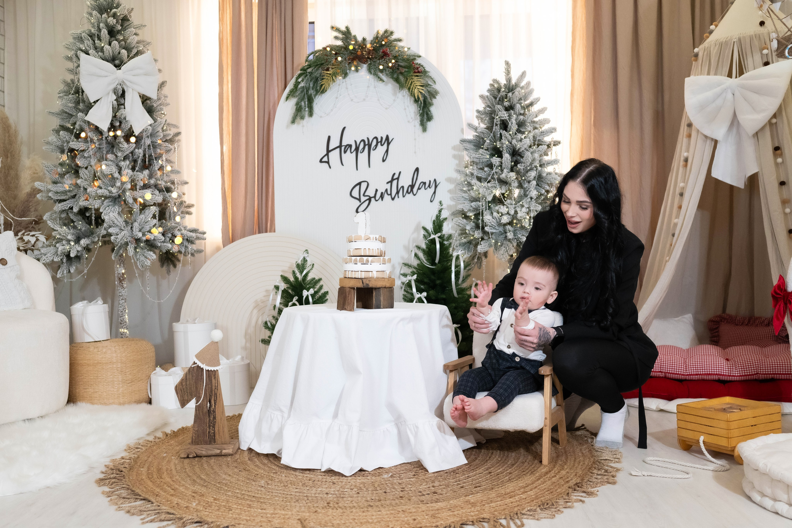 Мой Первый Годик. Роман. Семейный и детский фотограф в Красноярске Мила Черкасова