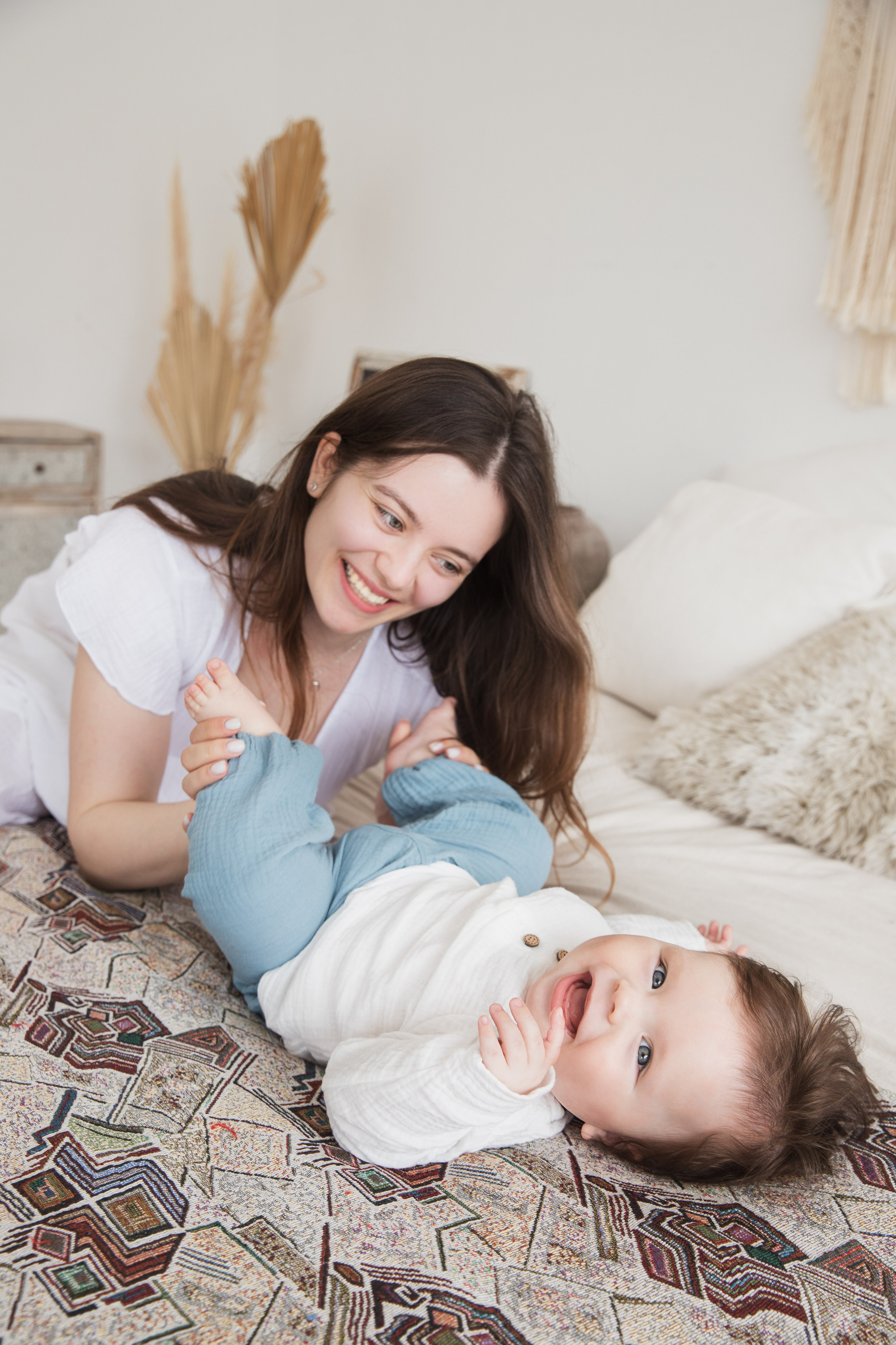Лана с малышом. Свадебный и портретный фотограф в Москве Мария Кравченко