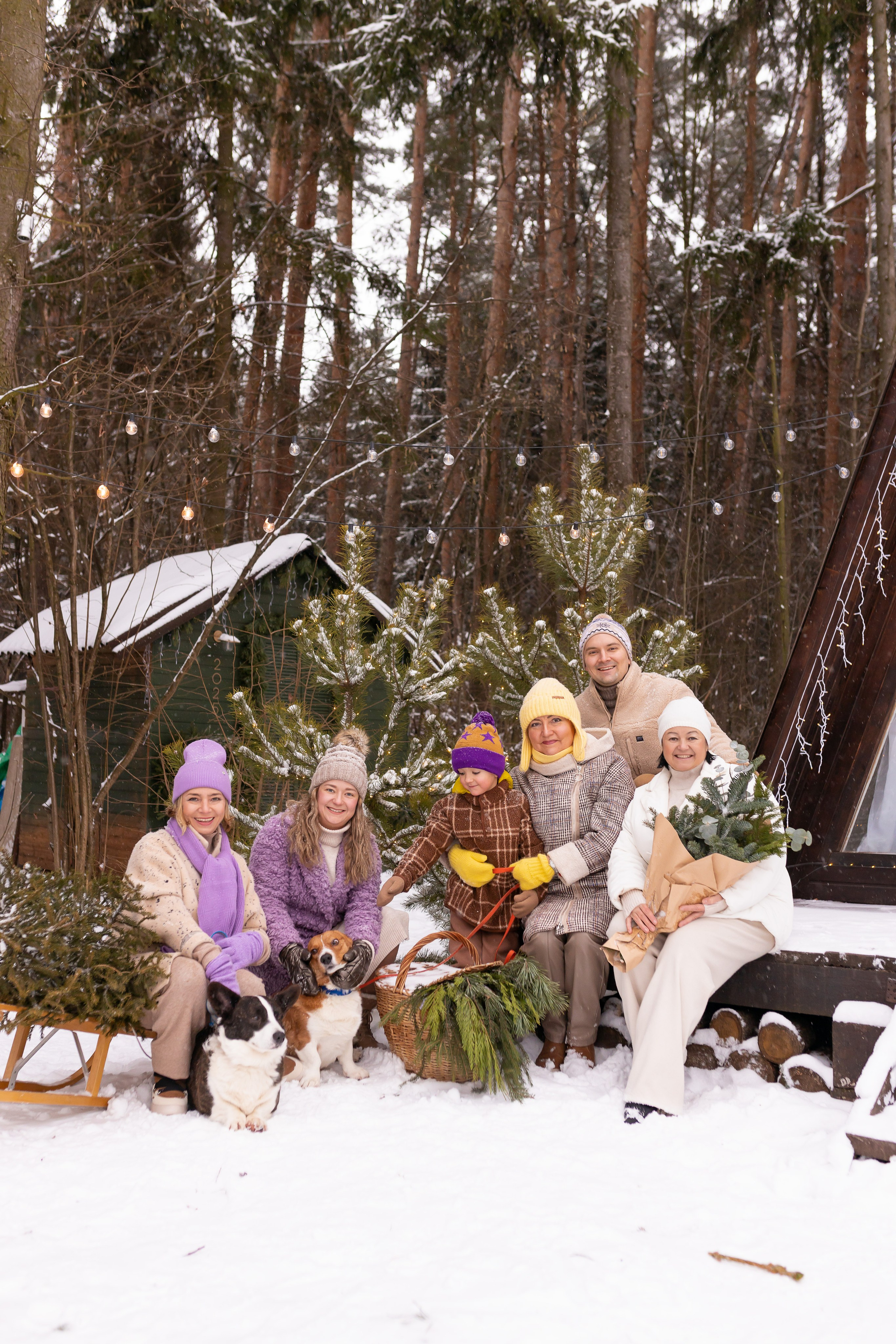 Первый снег в Декабре 2024. Семейный и детский фотограф в городе Подолск МО Крылова Ирина
