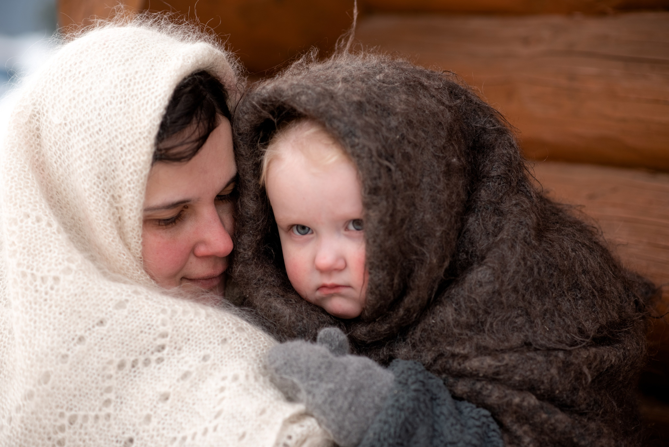 Тематическая семейная фотосессия в деревне. Семейный и детский фотограф в Туле Светлана Воронкова