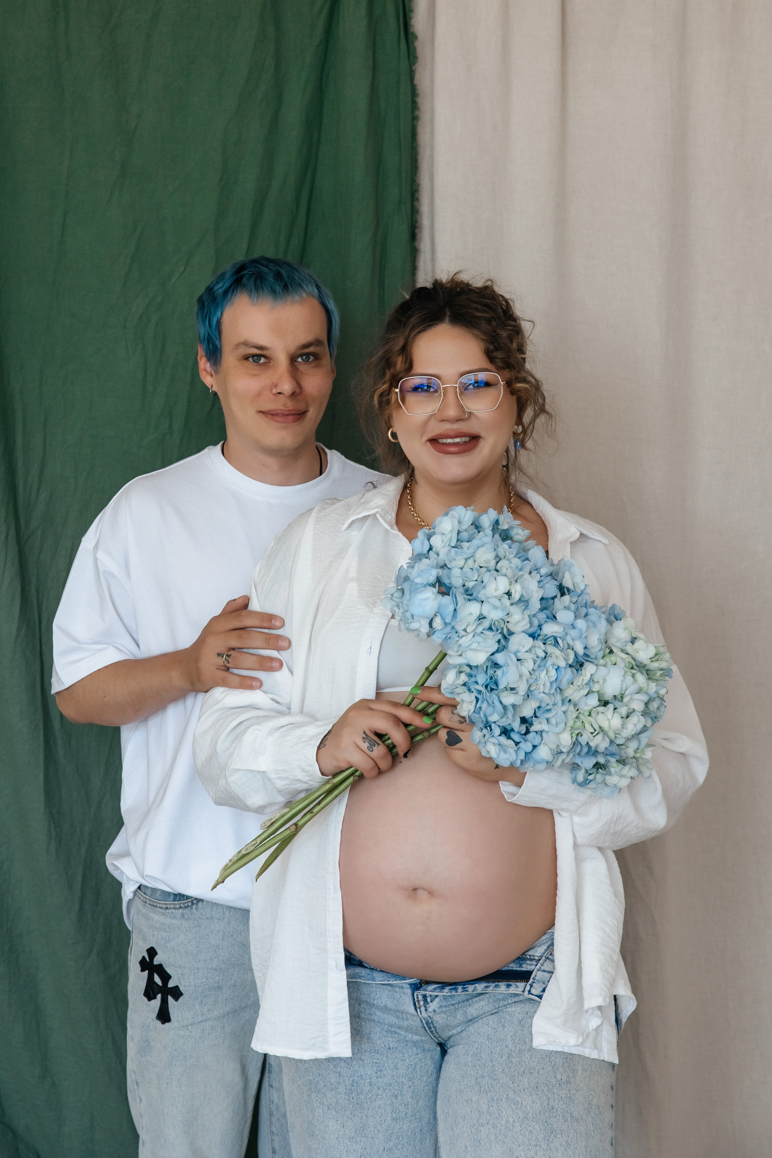 Семейная фотосессия Марк & Анна в ожидании чуда. Свадебный и семейный фотограф в Краснодар, Россия