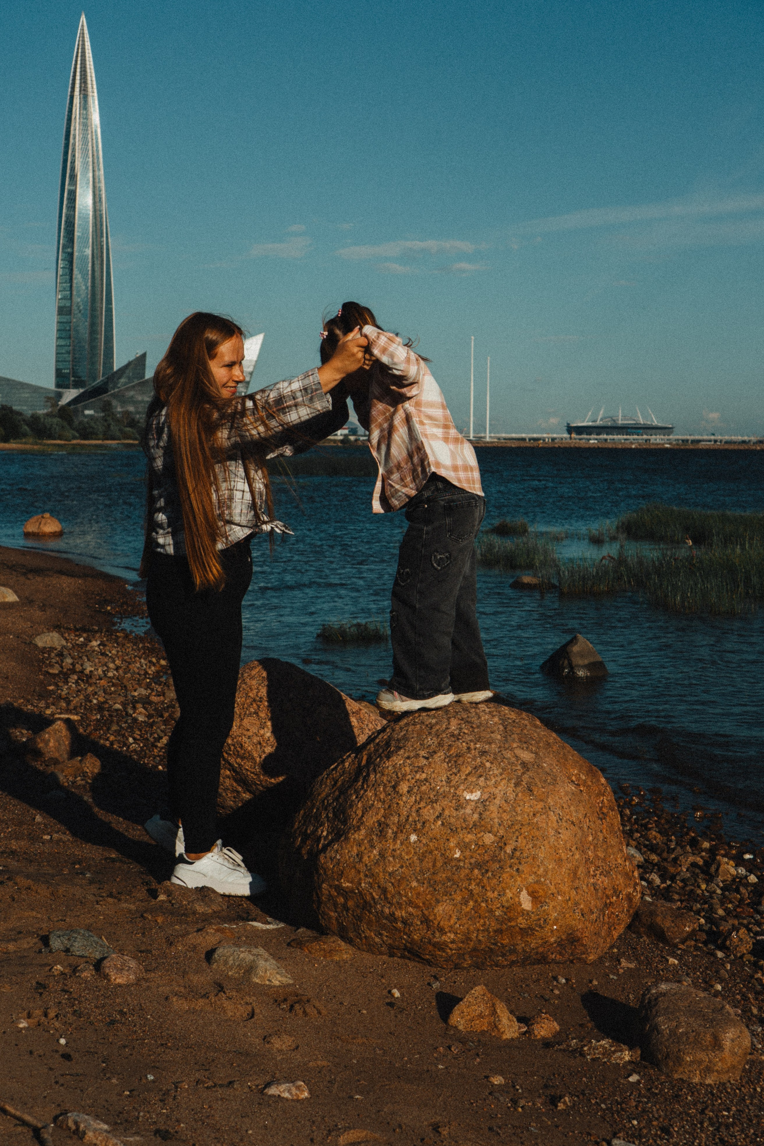 МАМА И ДОЧКА НА ФИНСКОМ ЗАЛИВЕ. Профессиональный фотограф, Санкт-Петербург — Виктория Богомолова