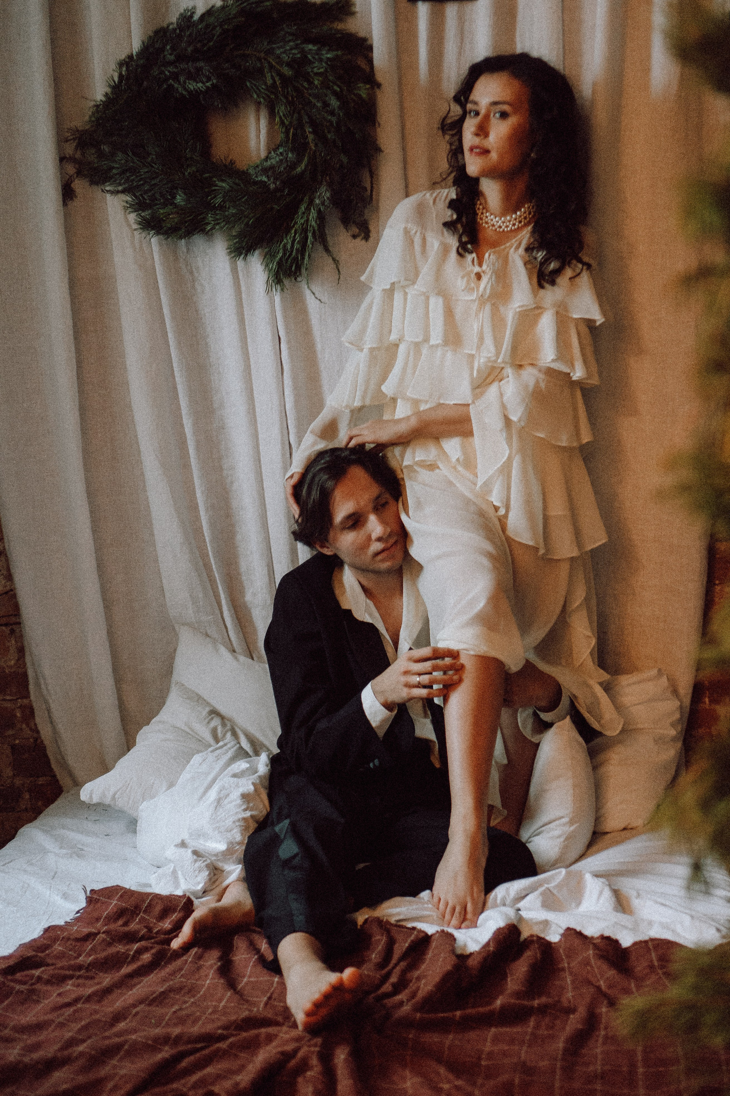 УТРО ЖЕНИХА И НЕВЕСТЫ В ФОТОСТУДИИ И ОСНОВНАЯ ФОТОСЕСИСИЯ ЗИМОЙ. Профессиональный фотограф, Санкт-Петербург — Виктория Богомолова