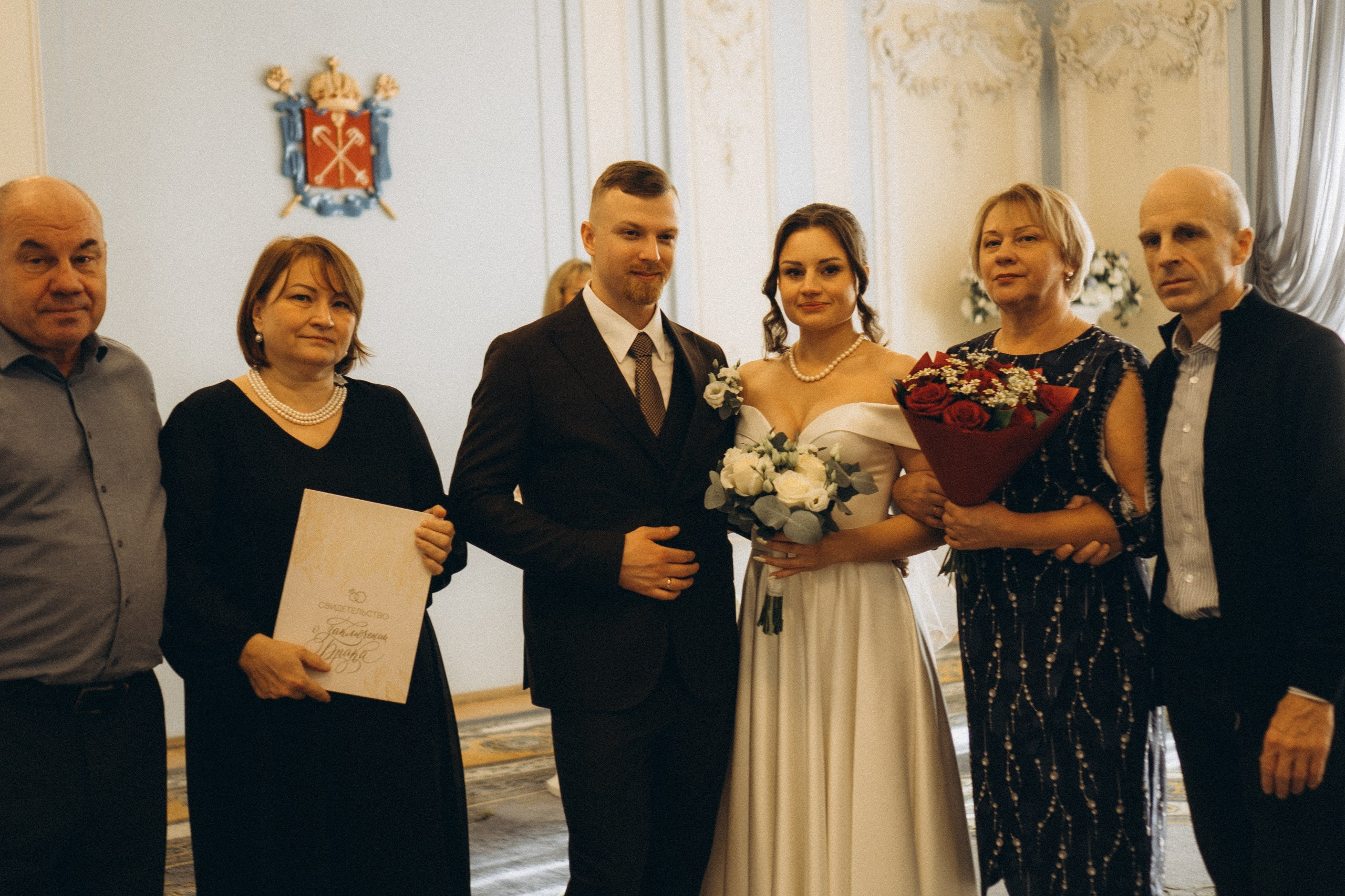 СВАДЕБНАЯ СЬЕМКА ВО ВТОРОМ ДВОРЦЕ БРАКОСОЧЕТАНИЯ. Профессиональный фотограф, Санкт-Петербург — Виктория Богомолова