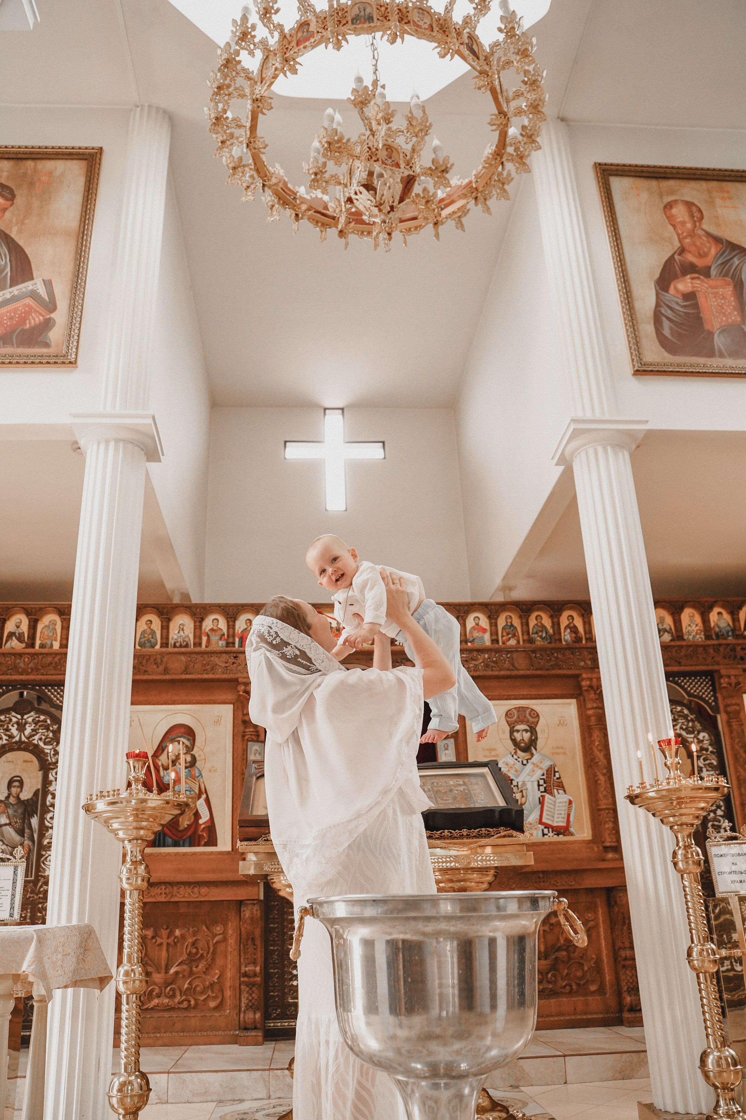Крещение Лёвы. Семейный и женский фотограф в Краснодаре Анастасия Приймак