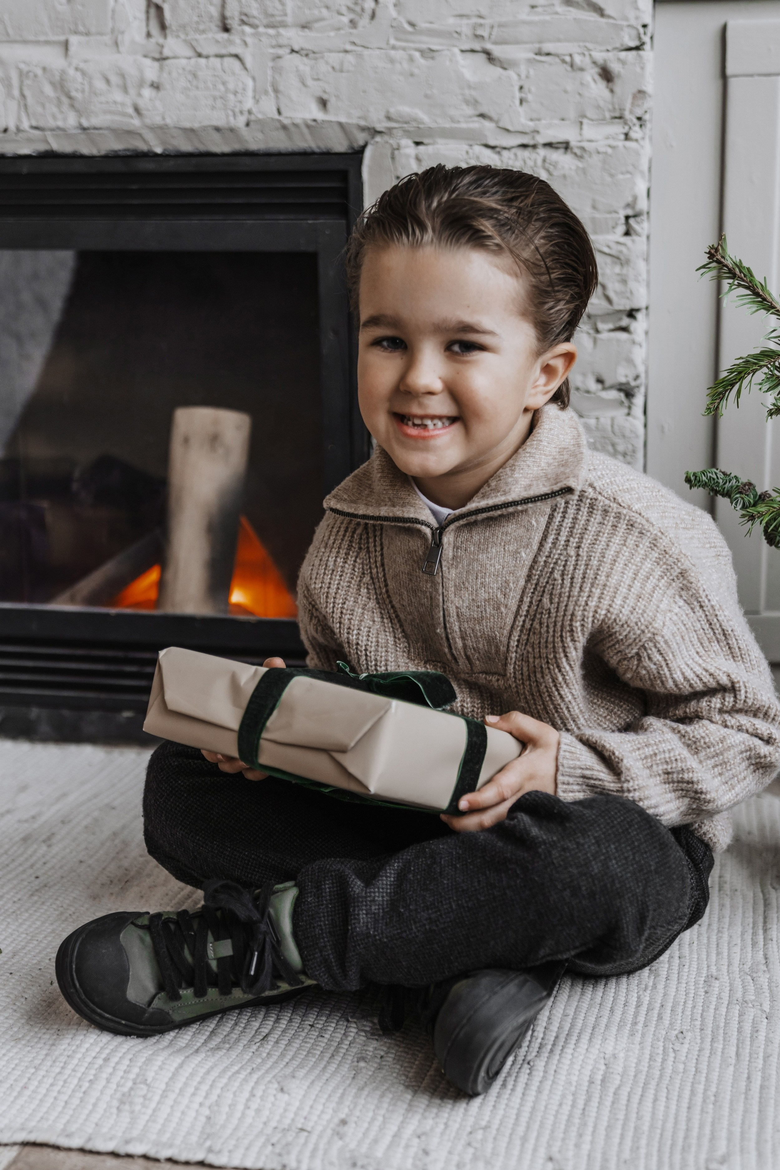 Лиза, Скарлетт, Винсент и Деннис. Минск, Рождество. Olga Modjaro
