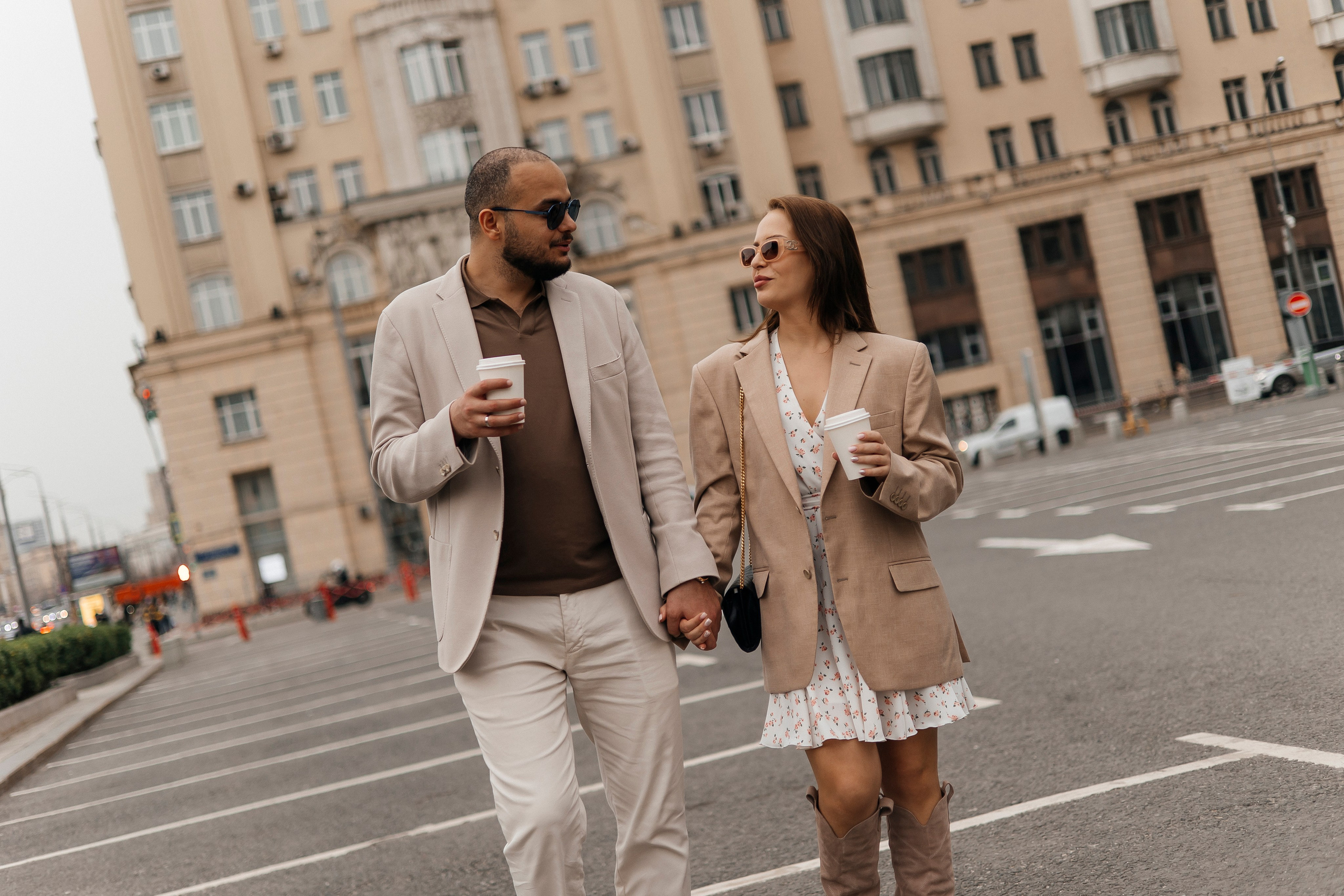 Анастасия и Мостафа (библиотека + прогулка). Фотограф в Москве Екатерина Потапова