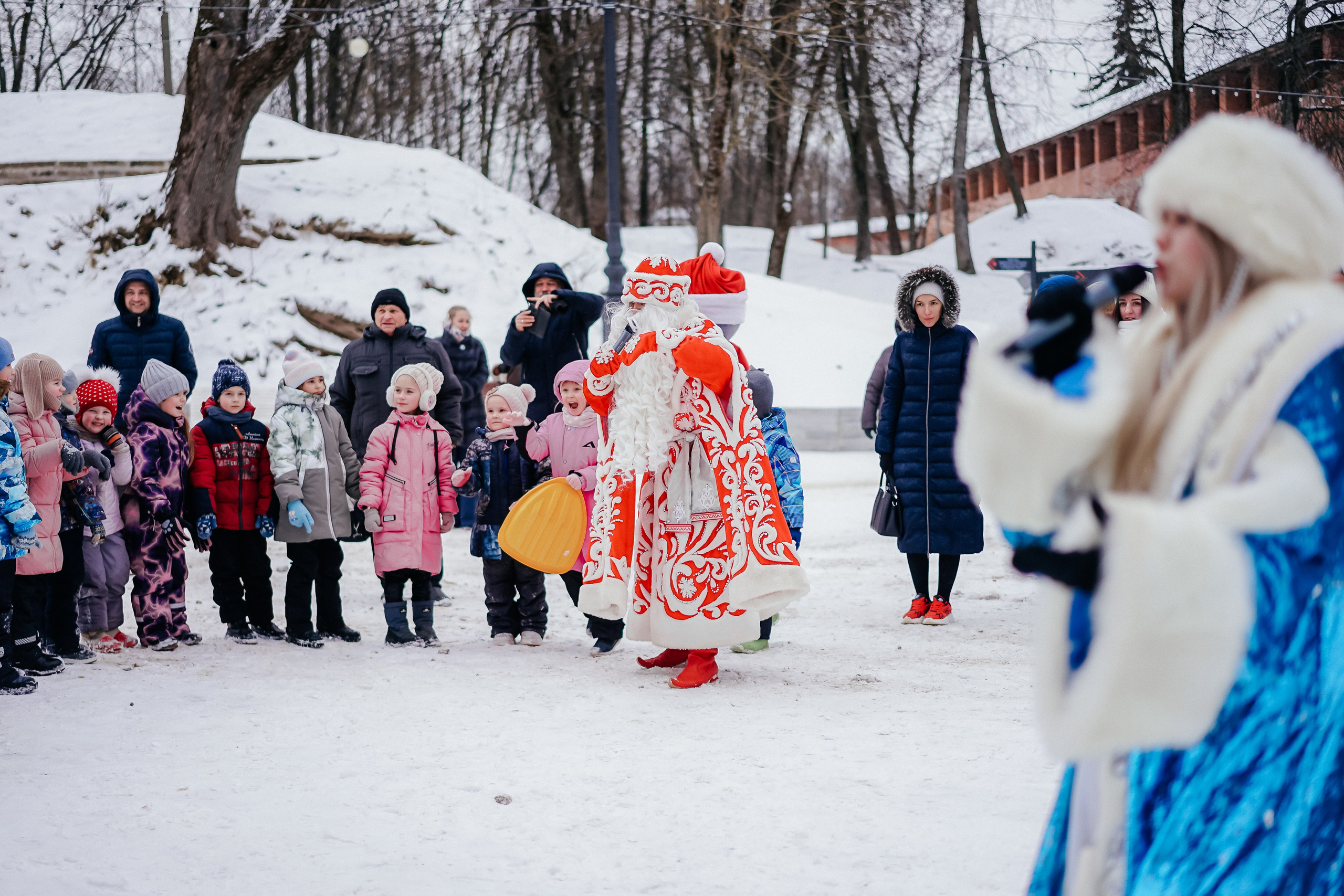 «Предновогодний переполох» Лопатинский сад, 14.12.2024. Фотограф и видеограф Смоленск | Студия Цезарь